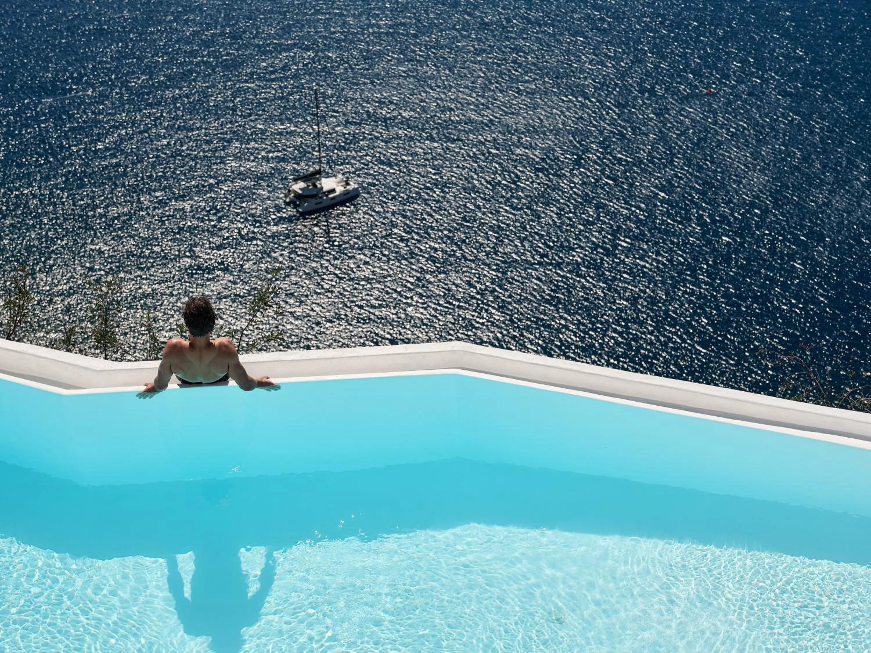 Swimming pool in Olvos Luxury Suites