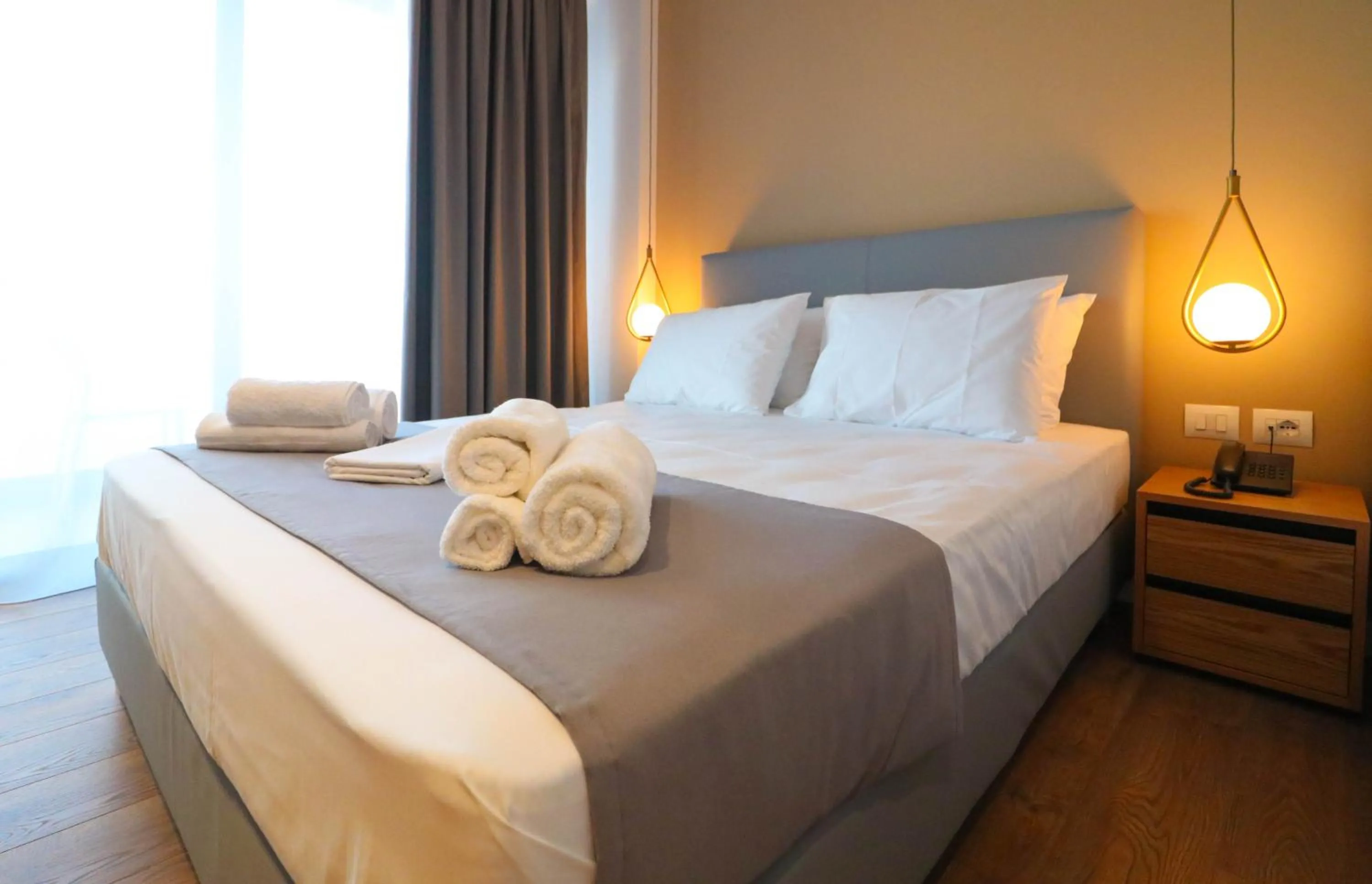 Bed in Valmar Hotel
