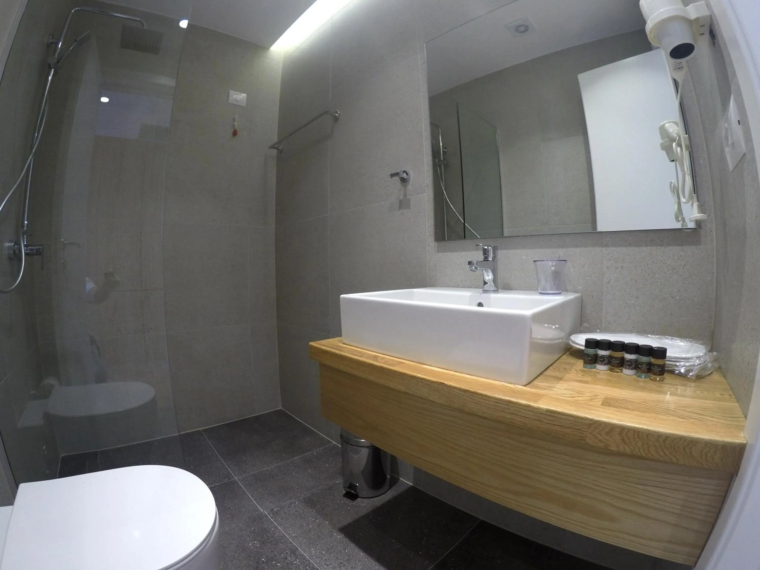 Shower in Valmar Hotel