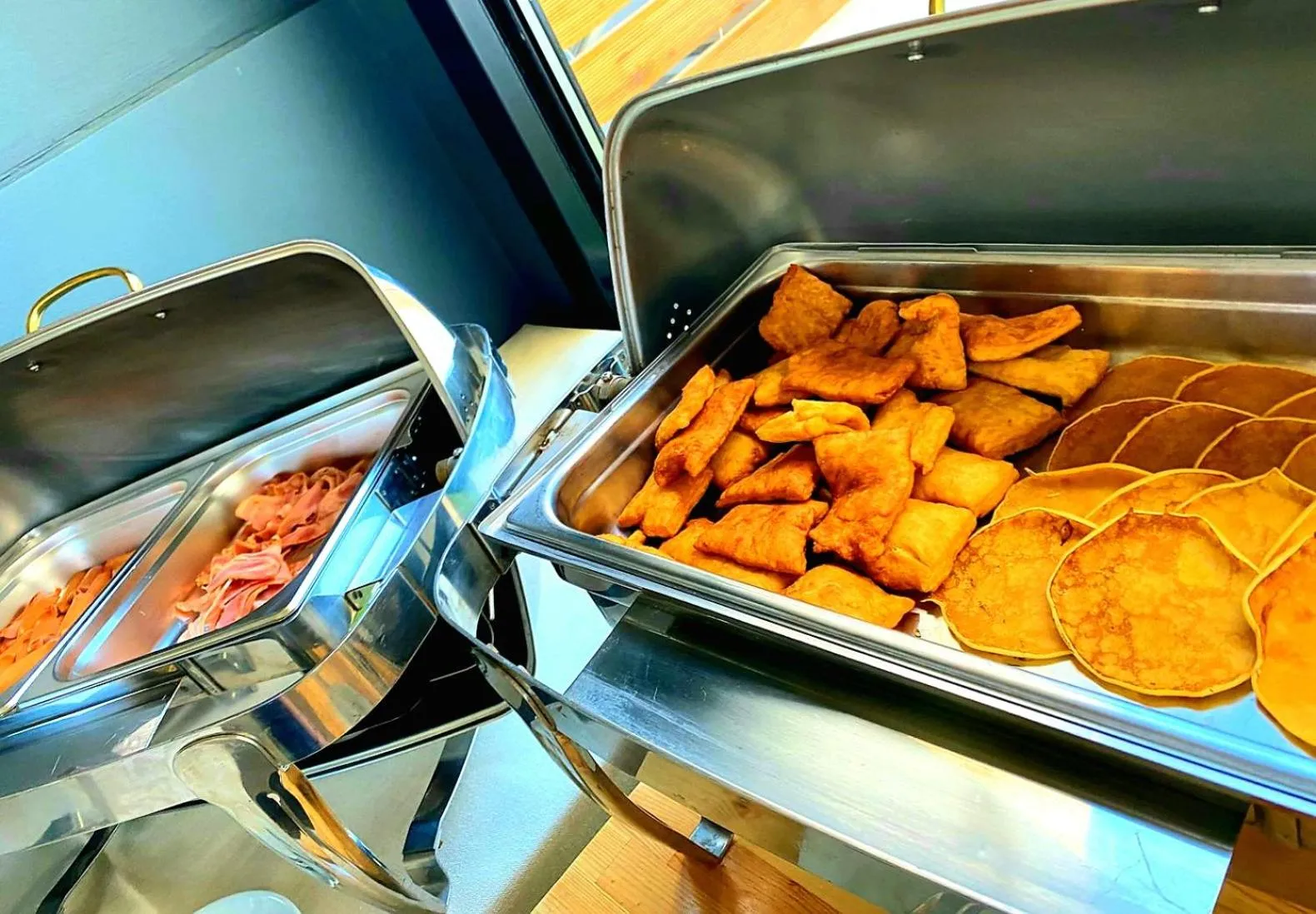 Buffet breakfast in Valmar Hotel