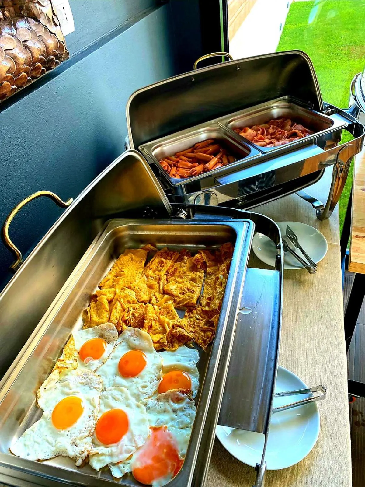 Buffet breakfast in Valmar Hotel