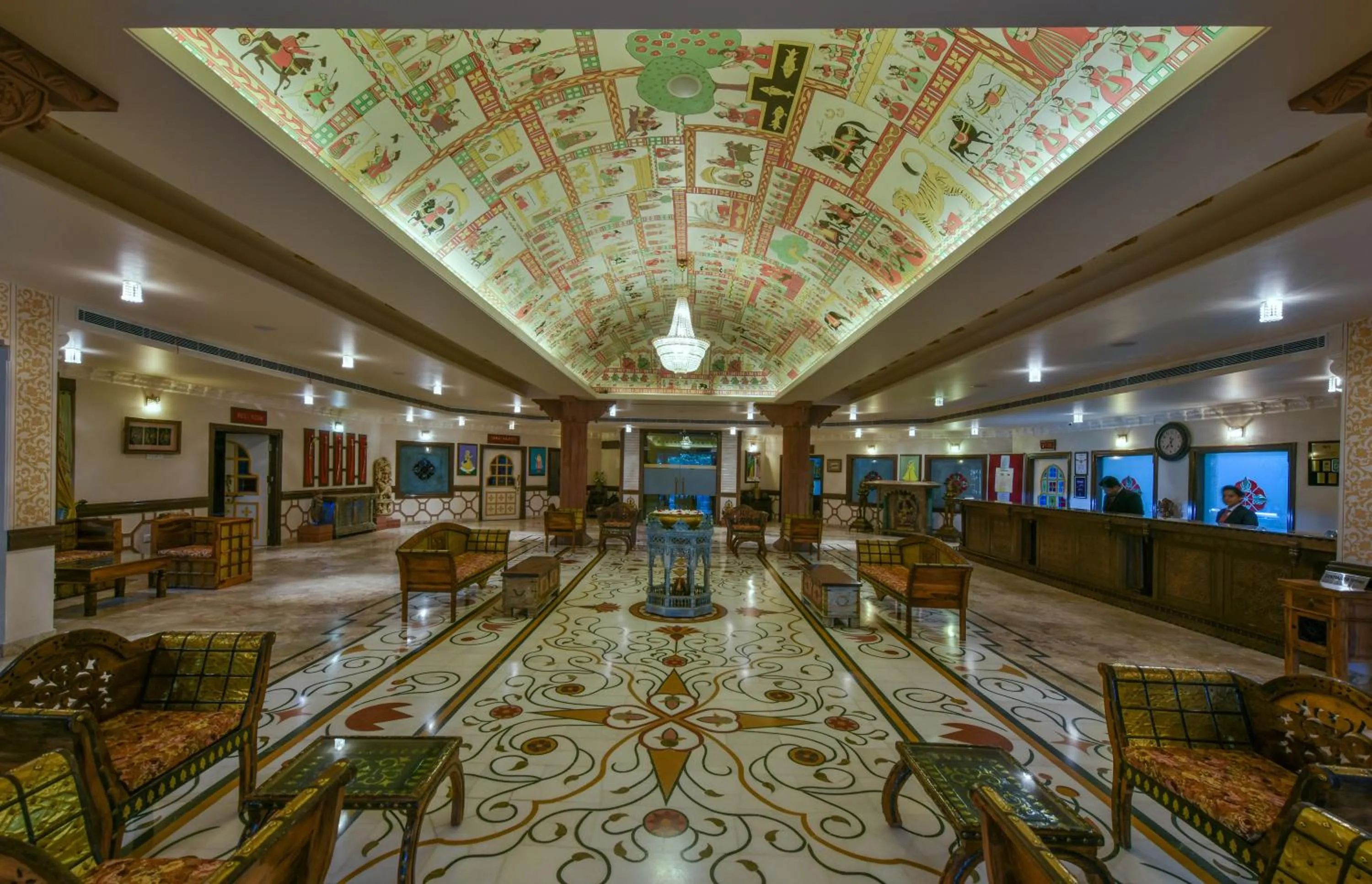 Lobby or reception in Marugarh Resort and Spa