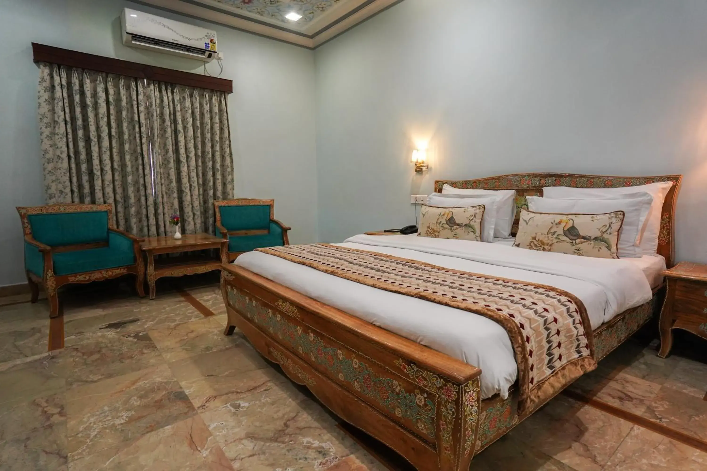 King Room with Pool View in Marugarh Resort and Spa King Room with Pool View in Marugarh Resort and Spa