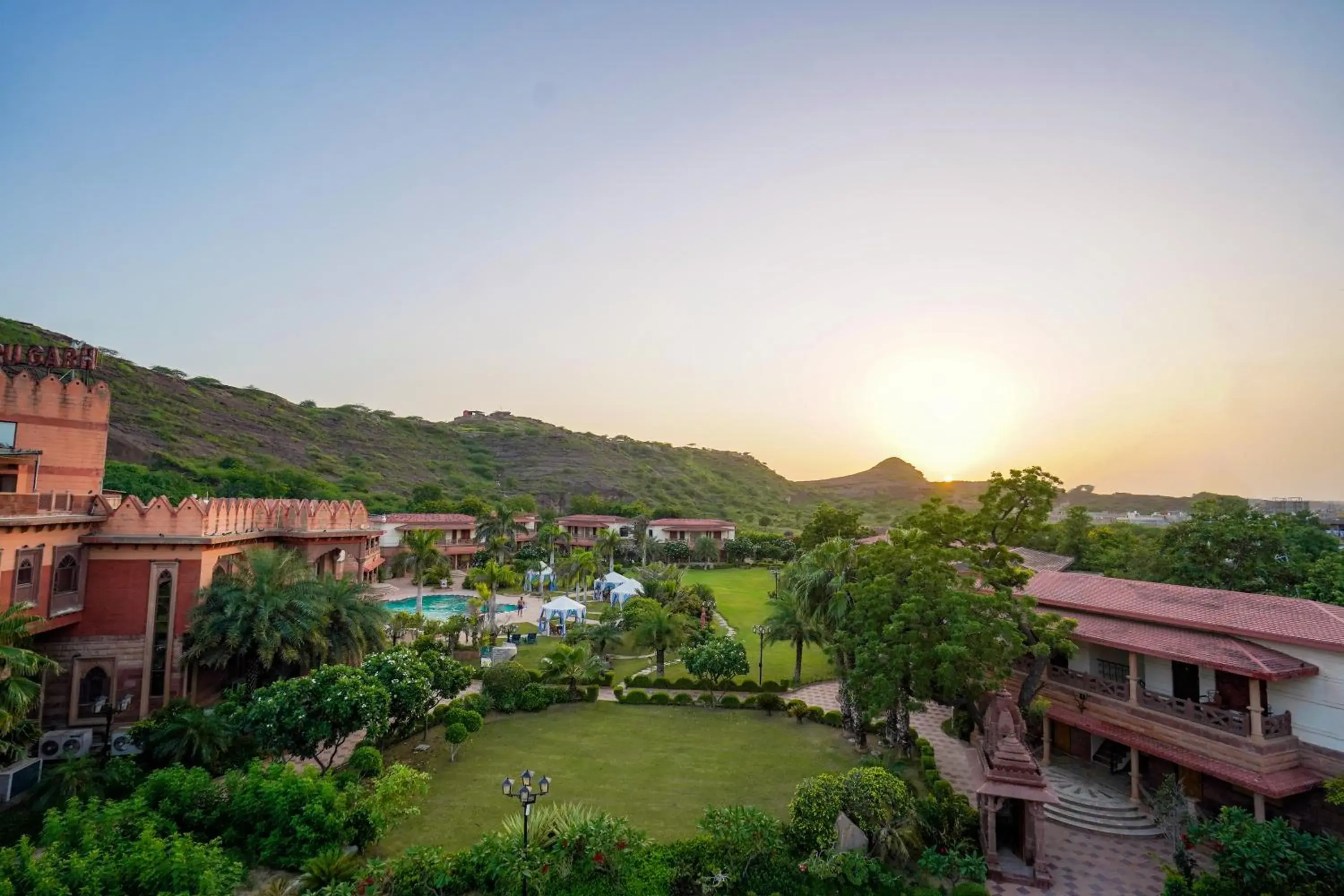 Bird's eye view in Marugarh Resort and Spa Bird's eye view in Marugarh Resort and Spa