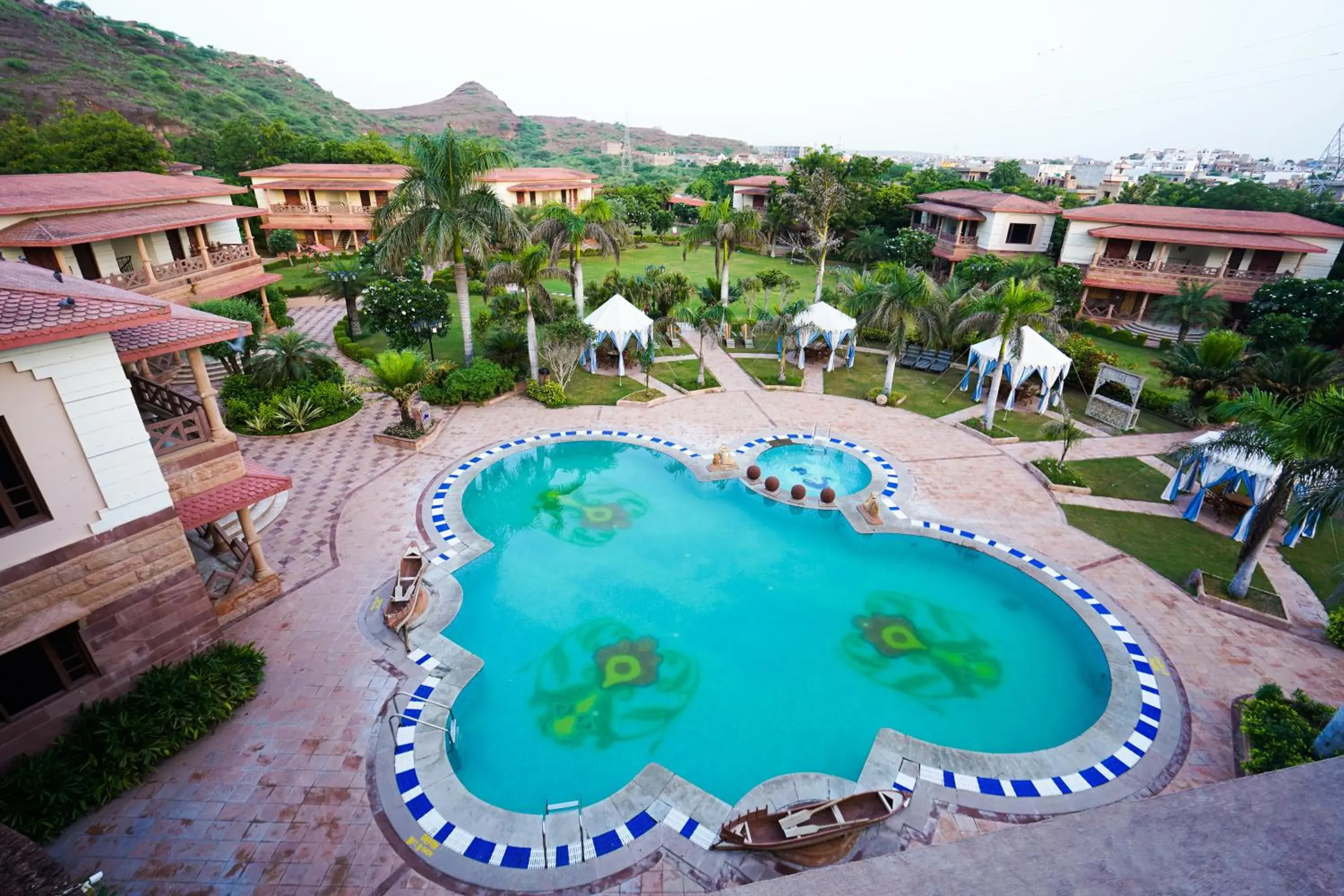 Bird's eye view in Marugarh Resort and Spa Bird's eye view in Marugarh Resort and Spa