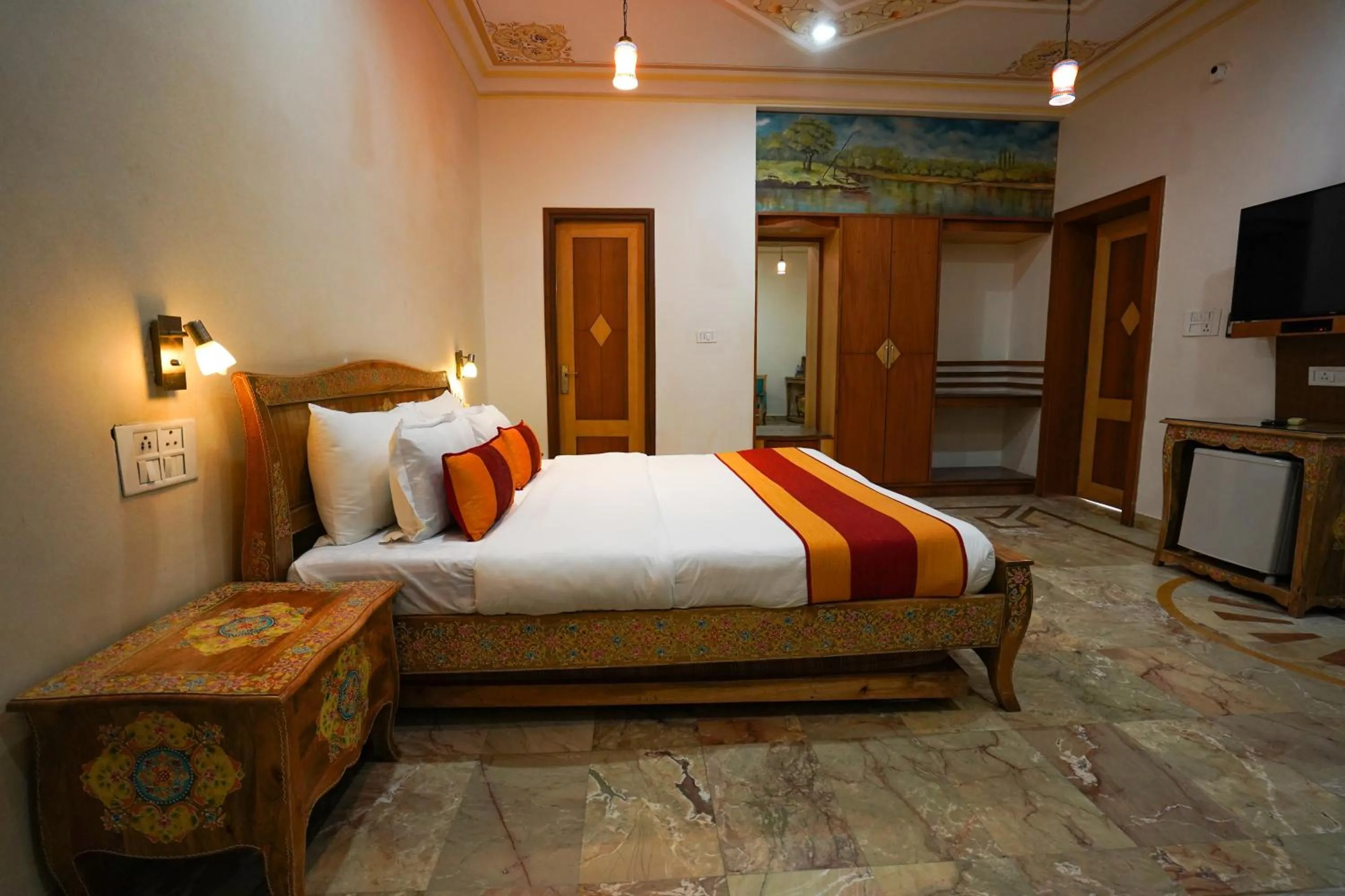 King Room with Pool View in Marugarh Resort and Spa