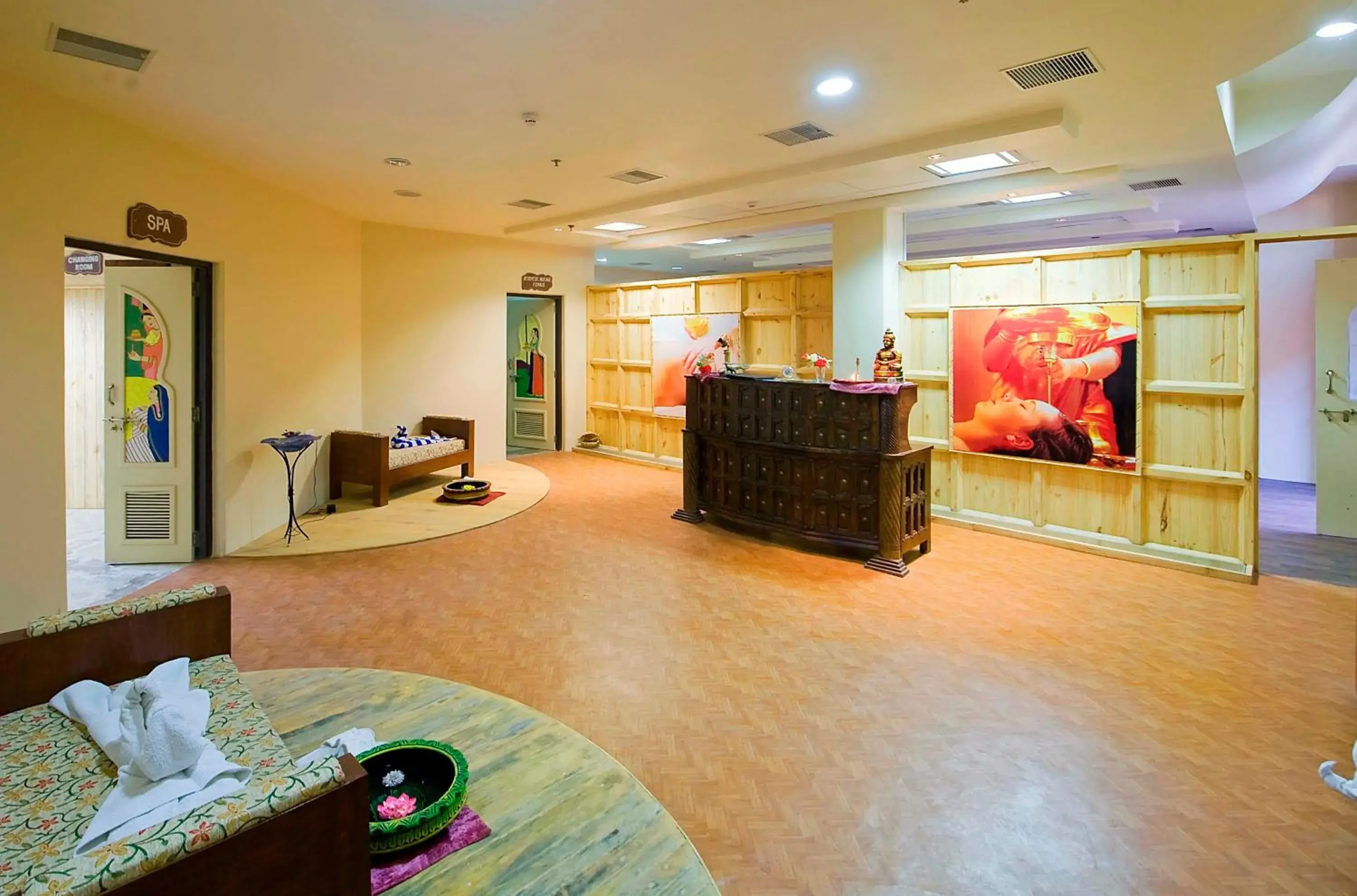 Lobby or reception in Marugarh Resort and Spa Lobby or reception in Marugarh Resort and Spa