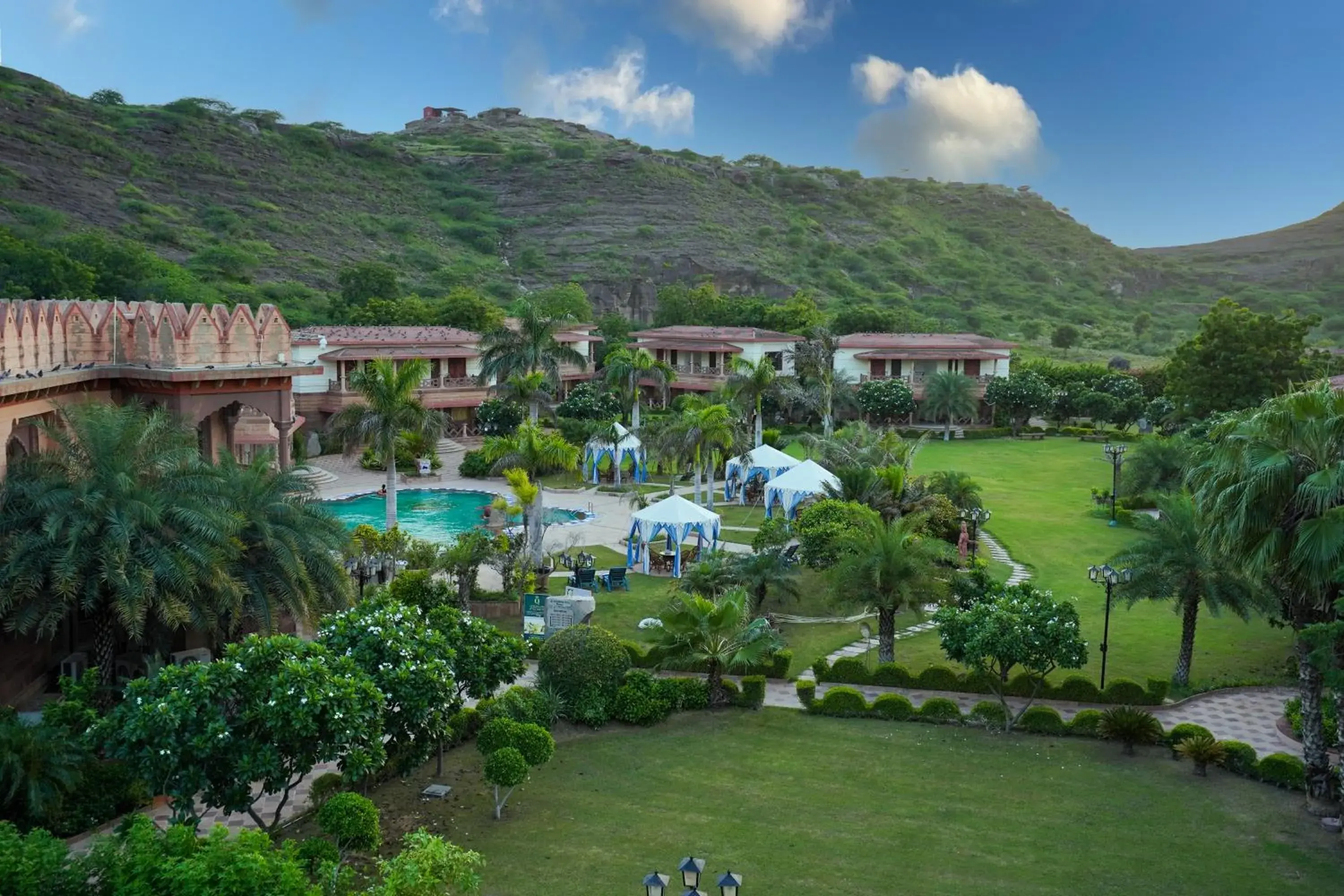 Bird's eye view in Marugarh Resort and Spa Bird's eye view in Marugarh Resort and Spa