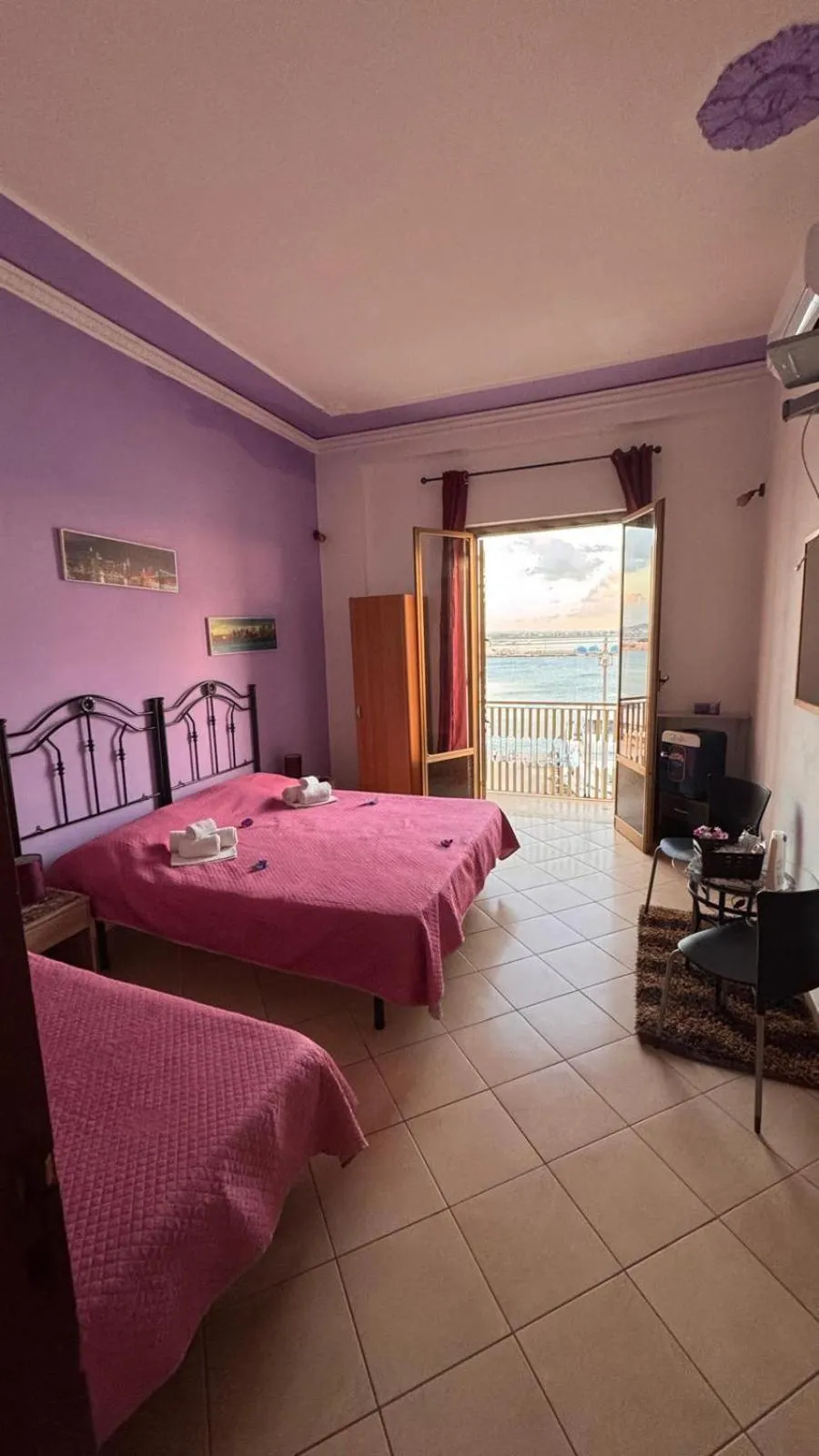 Bed in Beb al porto da joseph