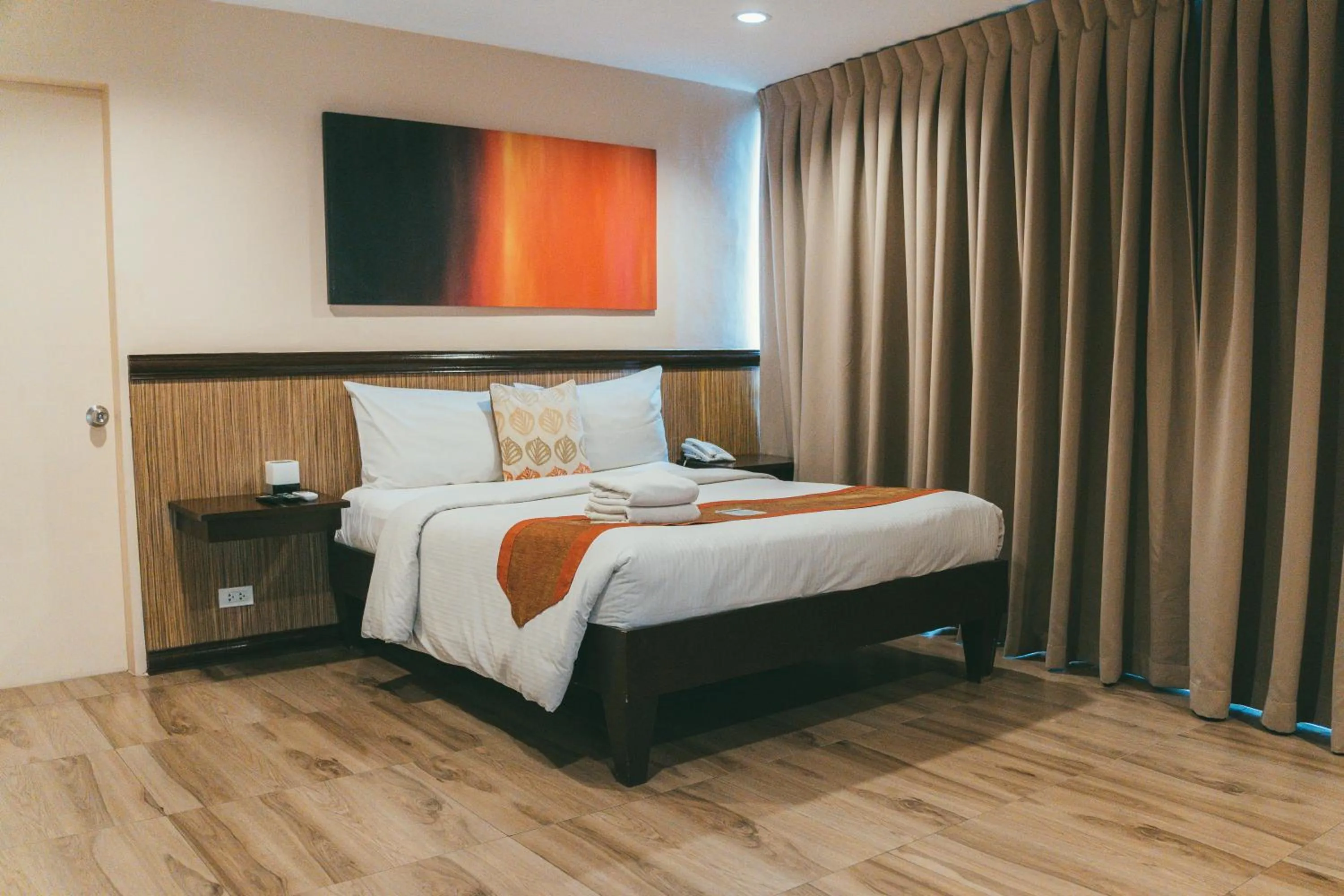 Bed in NS Royal Hotel