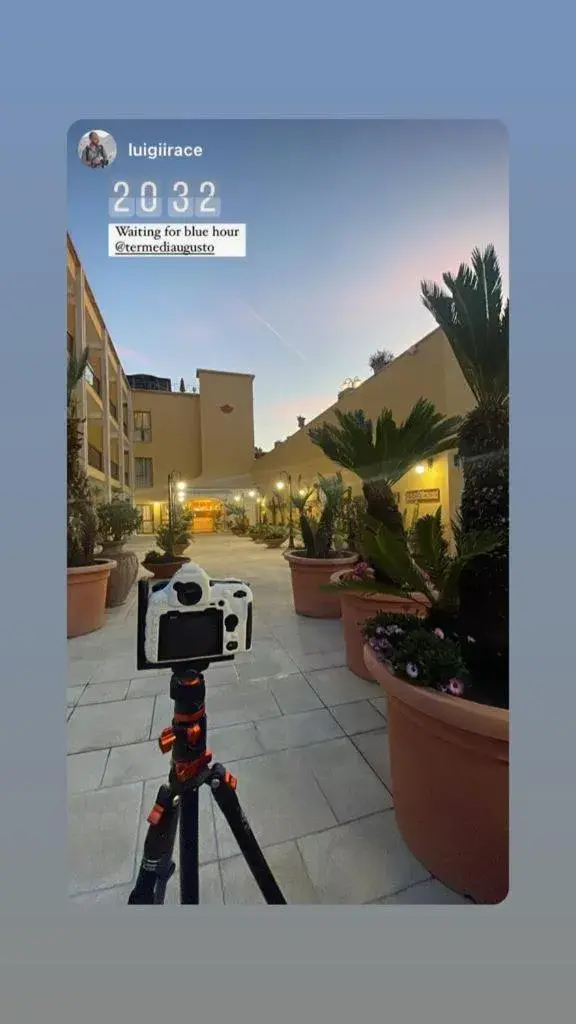 Property building in Grand Hotel Terme di Augusto Property building in Grand Hotel Terme di Augusto