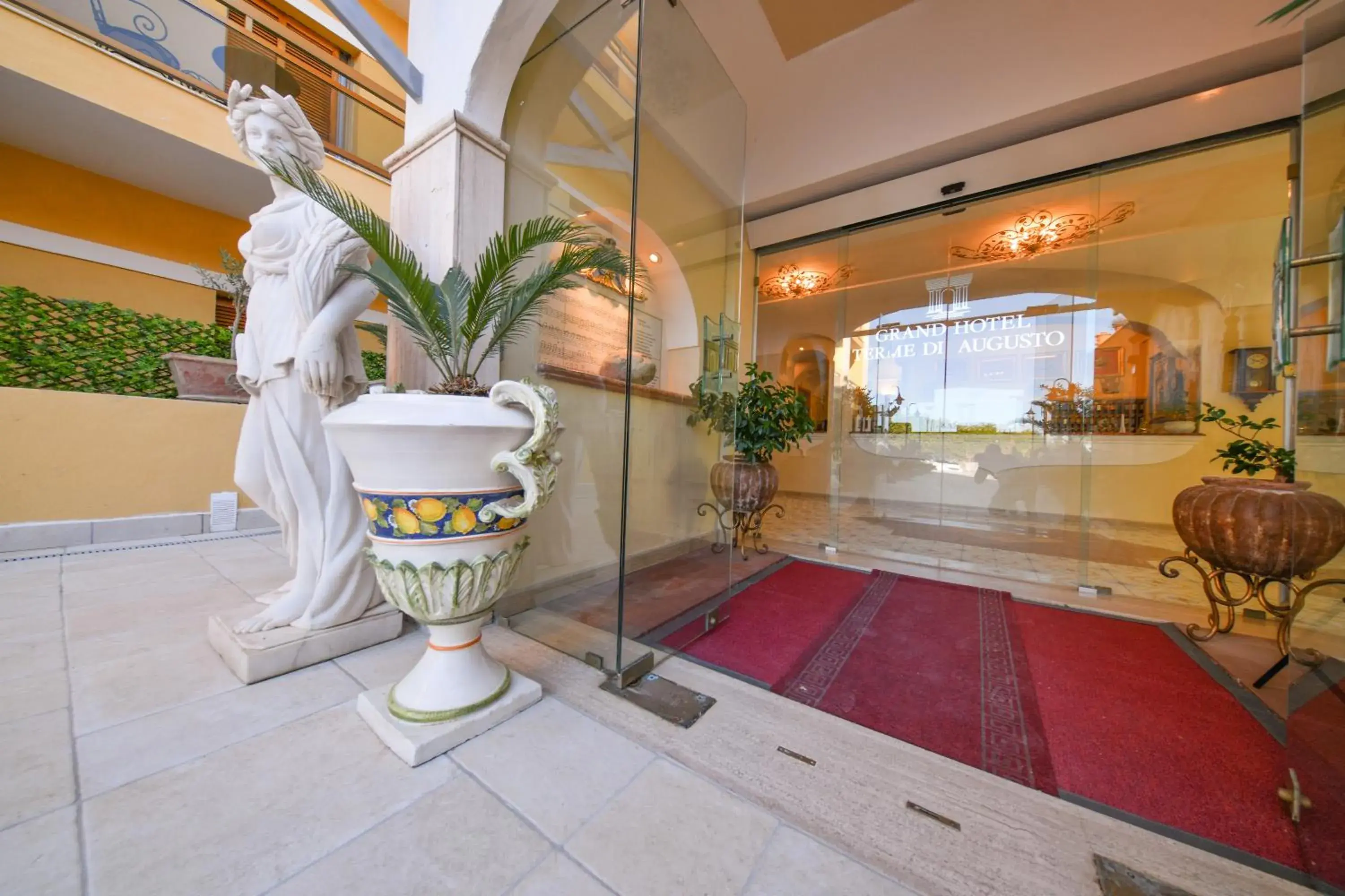 Property building in Grand Hotel Terme di Augusto Property building in Grand Hotel Terme di Augusto
