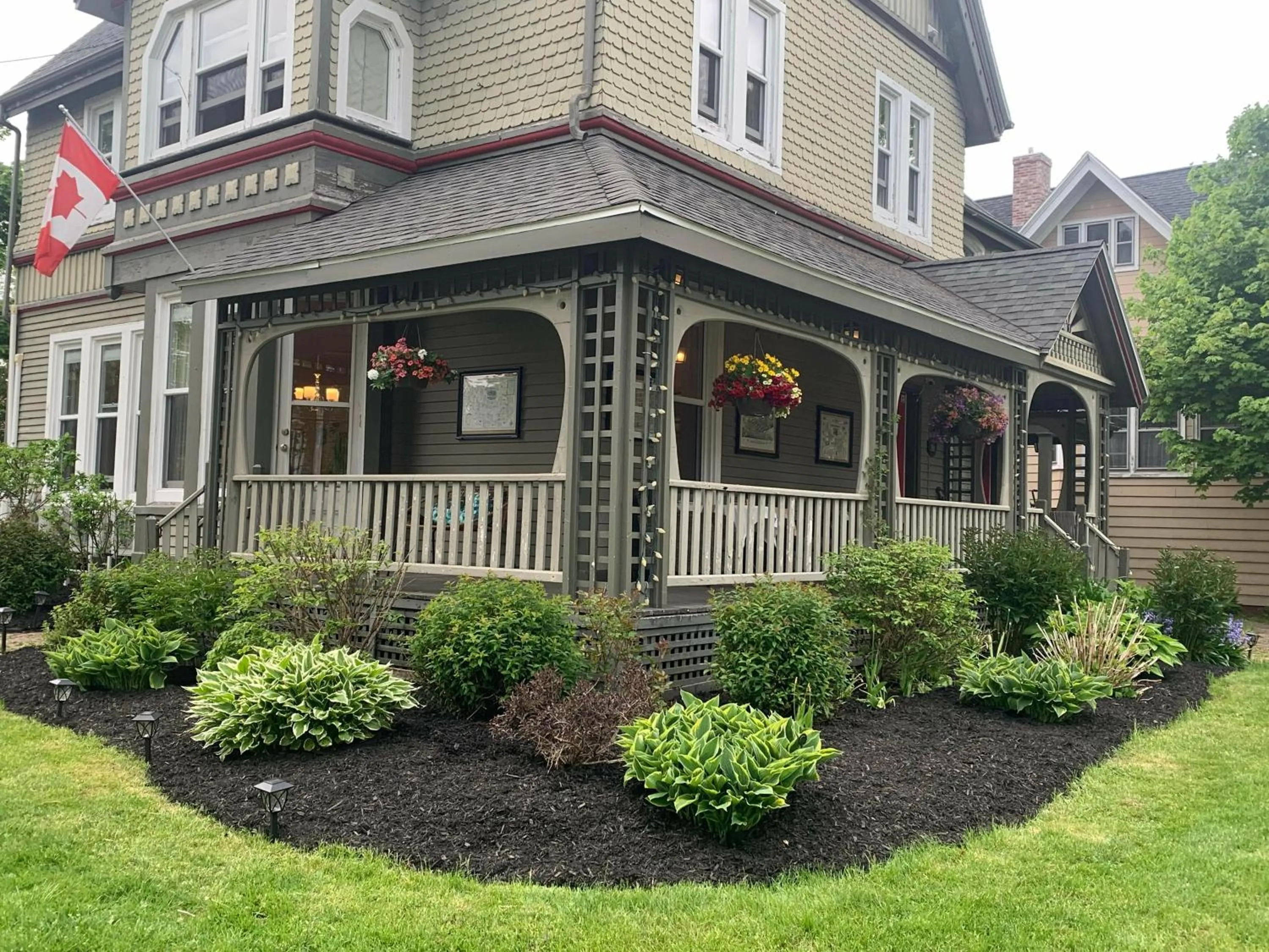 Garden view in No 1 Grafton Inn
