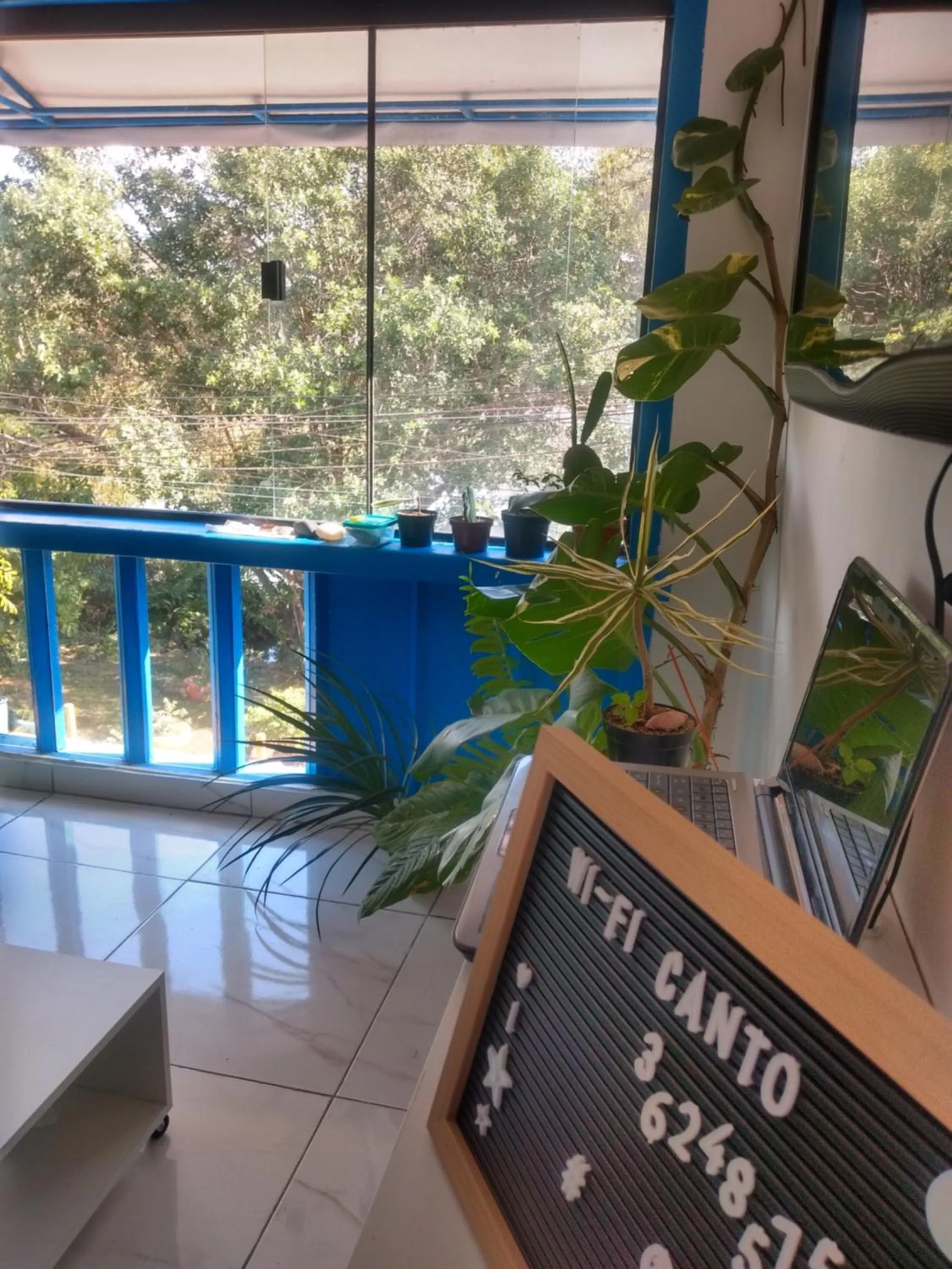 Living room in Casa de Praia