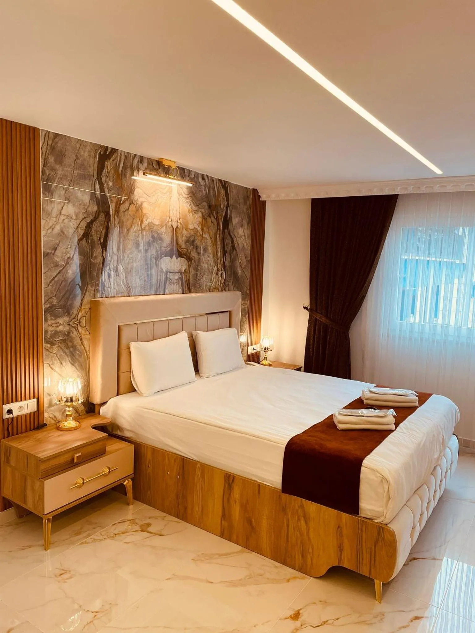 Bed in Rosa Therapy Butik Otel