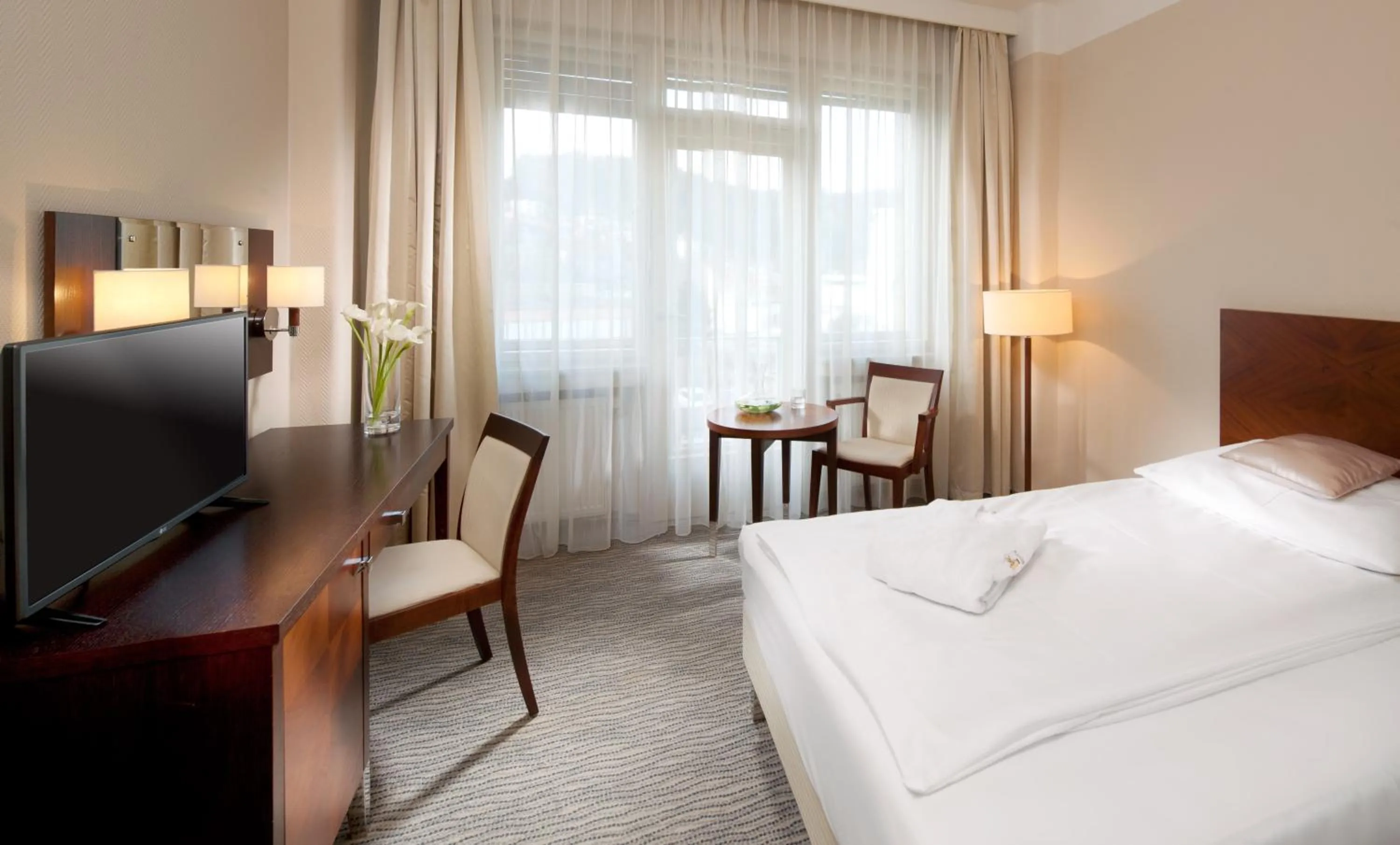 Bed in Alexandria Spa & Wellness Hotel