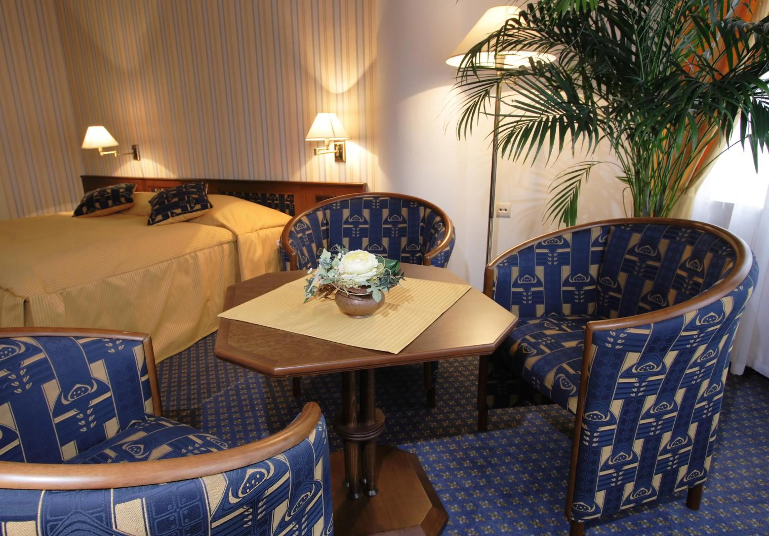 Seating area, Bed in Dům Bedřicha Smetany