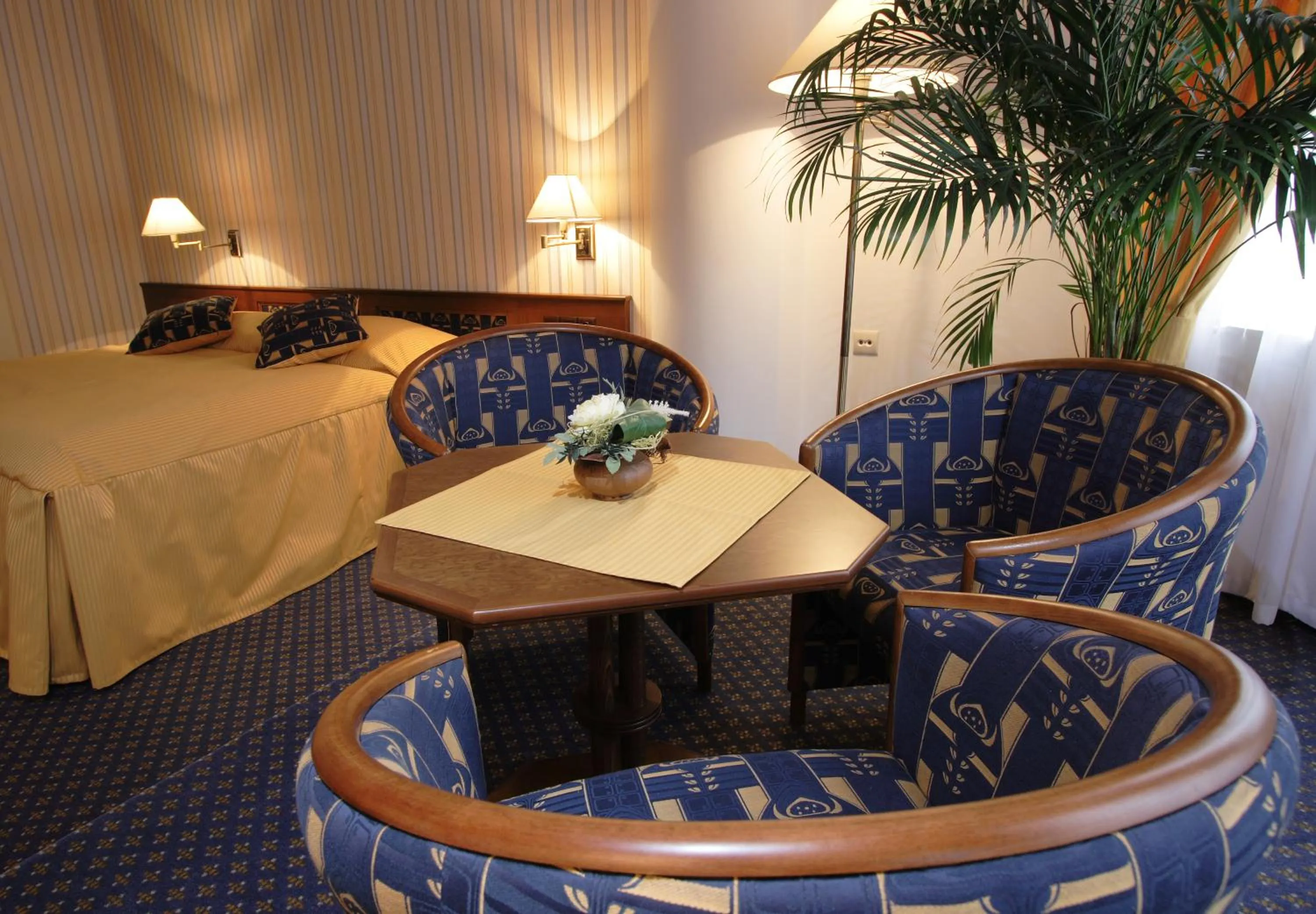 Seating area, Bed in Dům Bedřicha Smetany