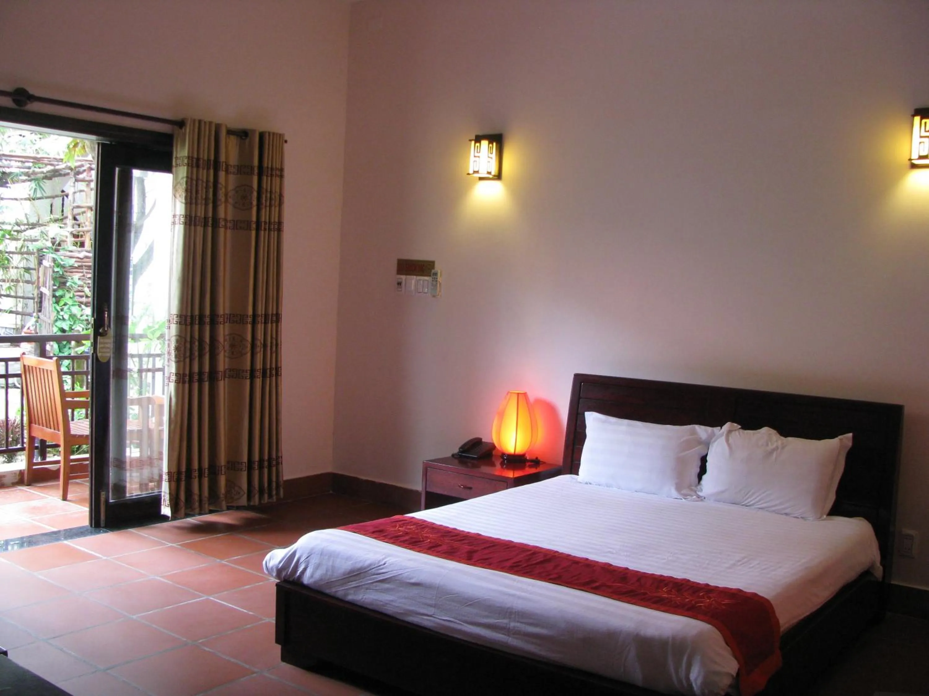 Bed in jardin des thes resort