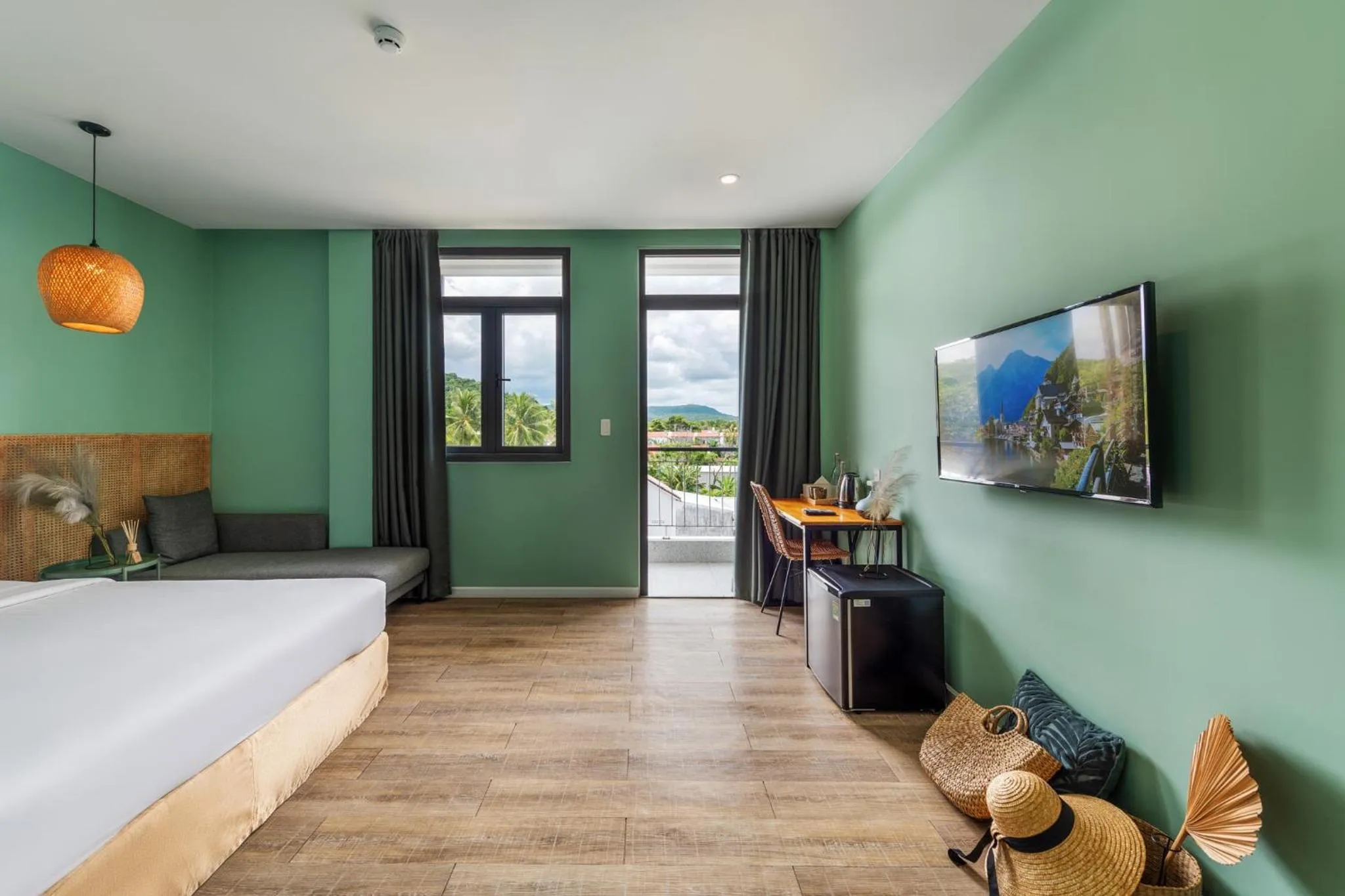 Bedroom, Bed in Leaf Hotel Phu Quoc