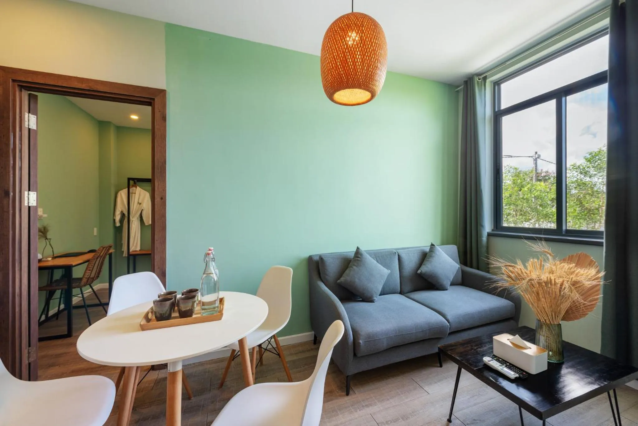 Living room in Leaf Hotel Phu Quoc