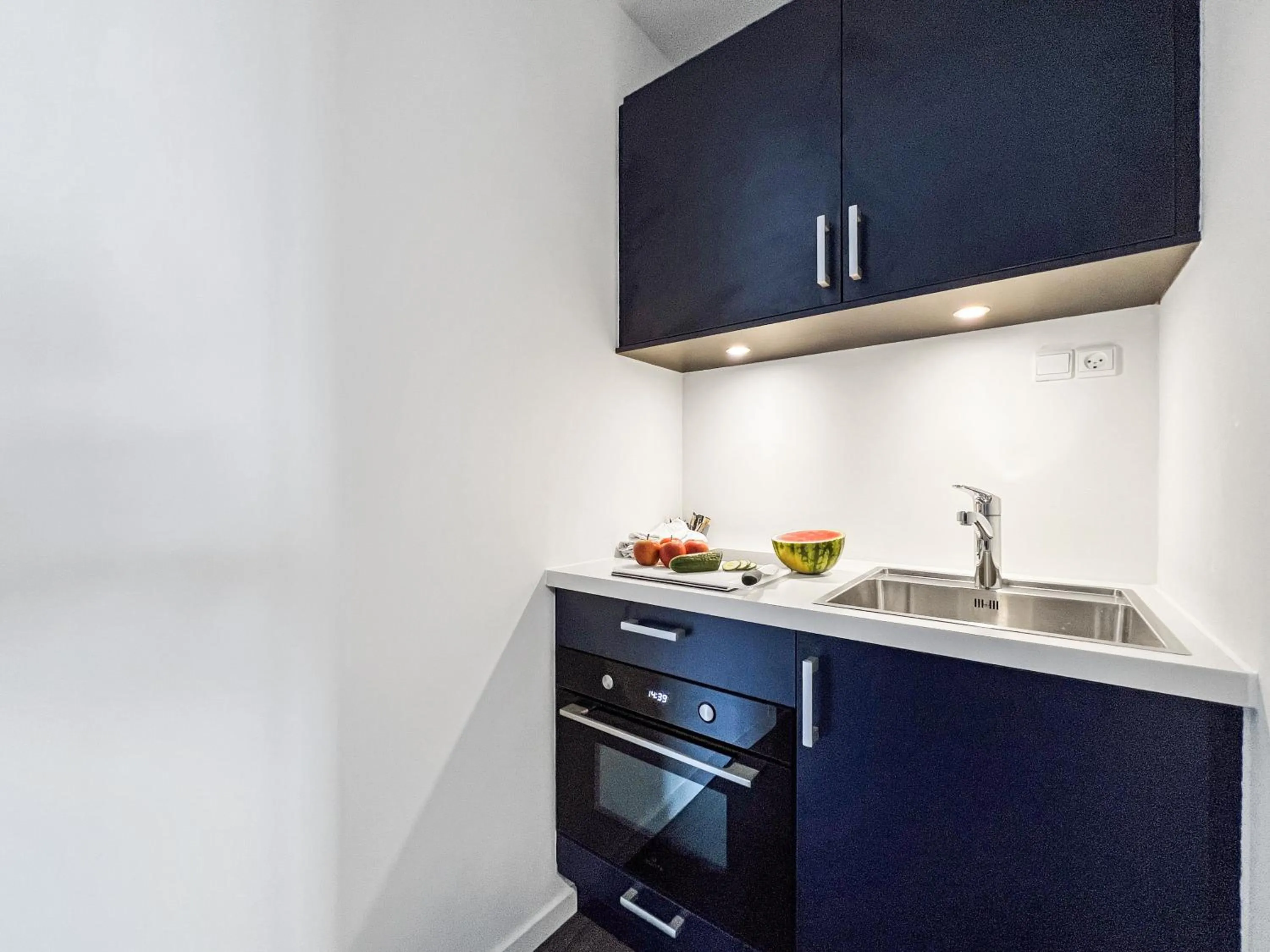 Kitchen or kitchenette in Hotel Nordbo