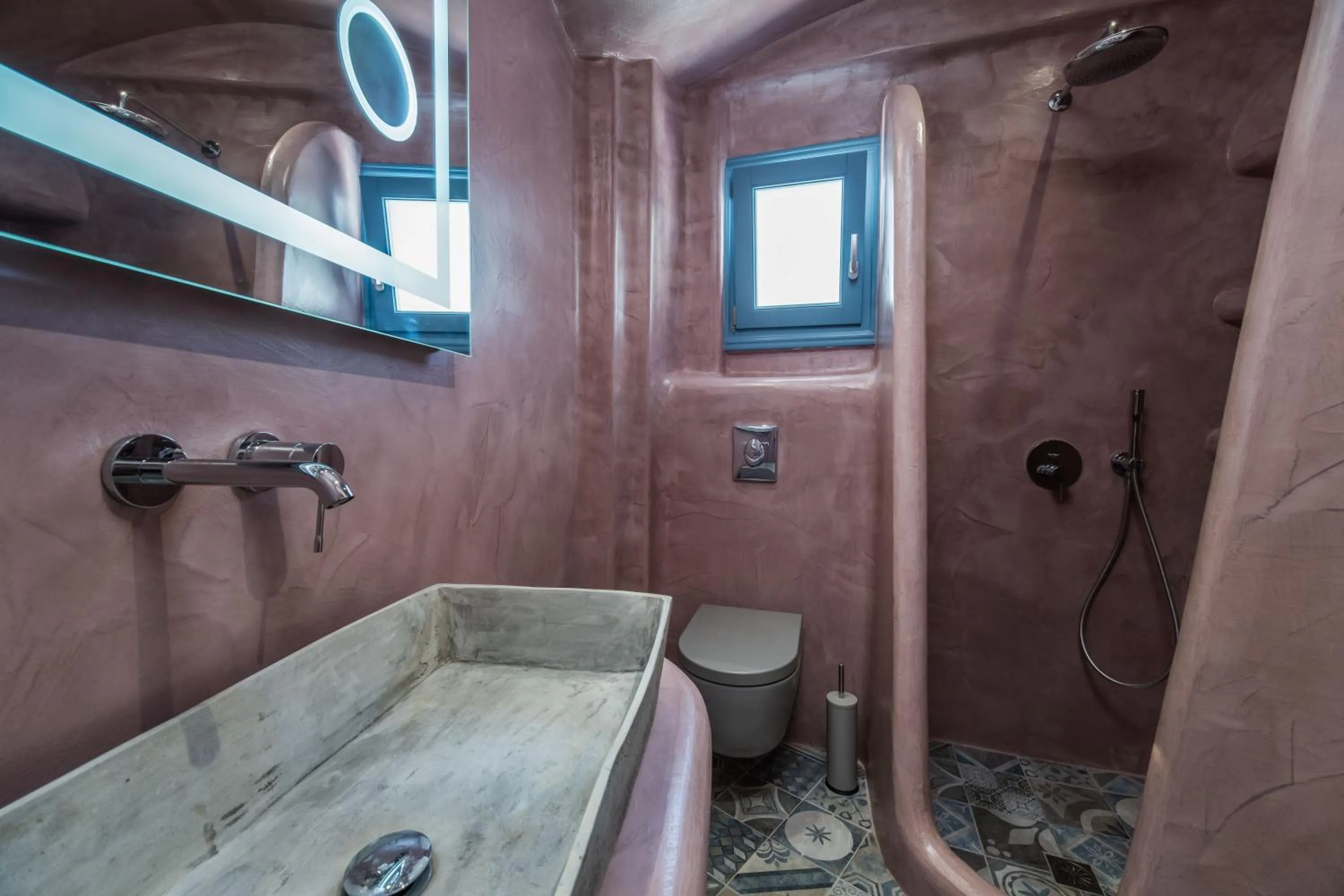 Bathroom in Aegean Blue Suites