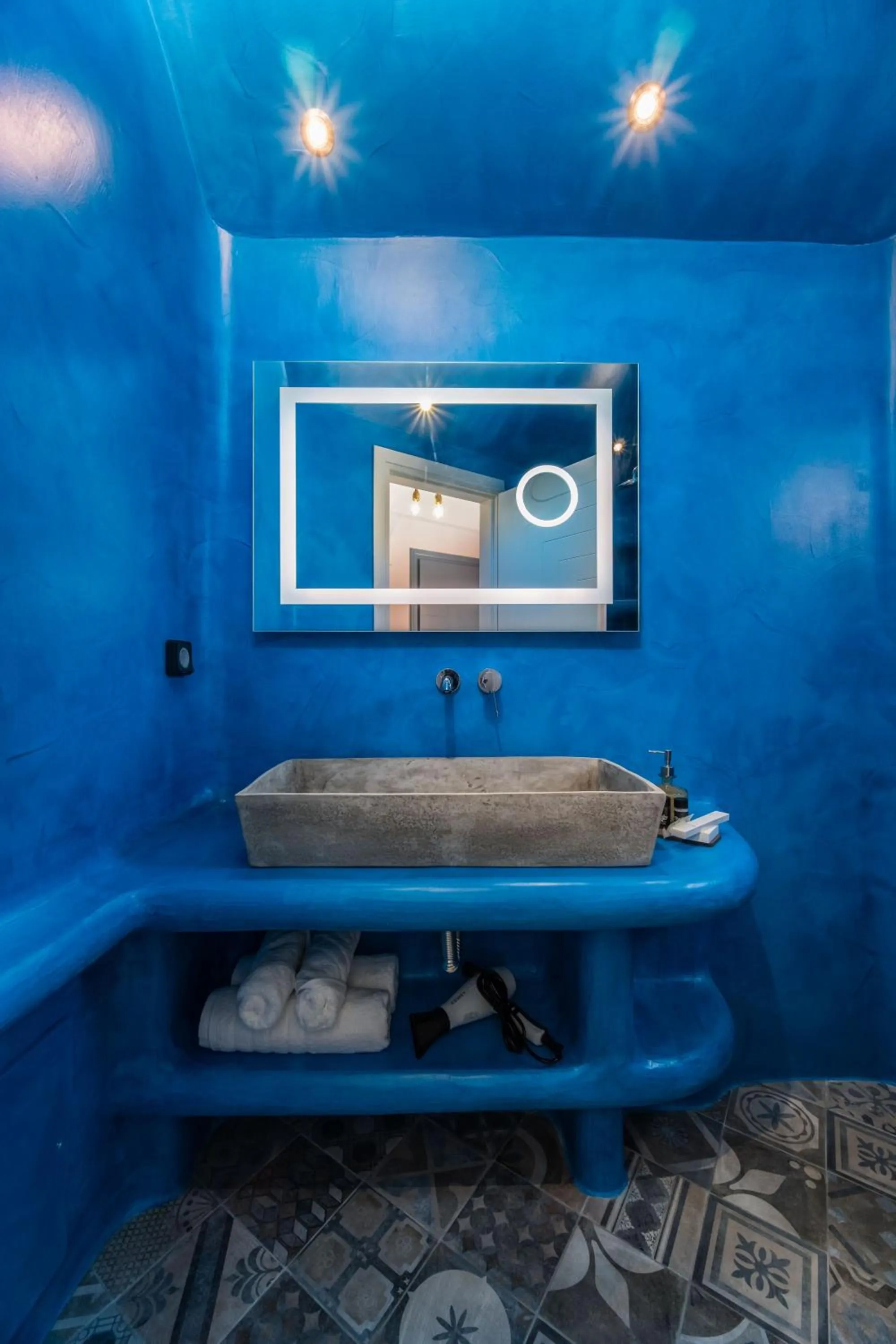 Bathroom in Aegean Blue Suites