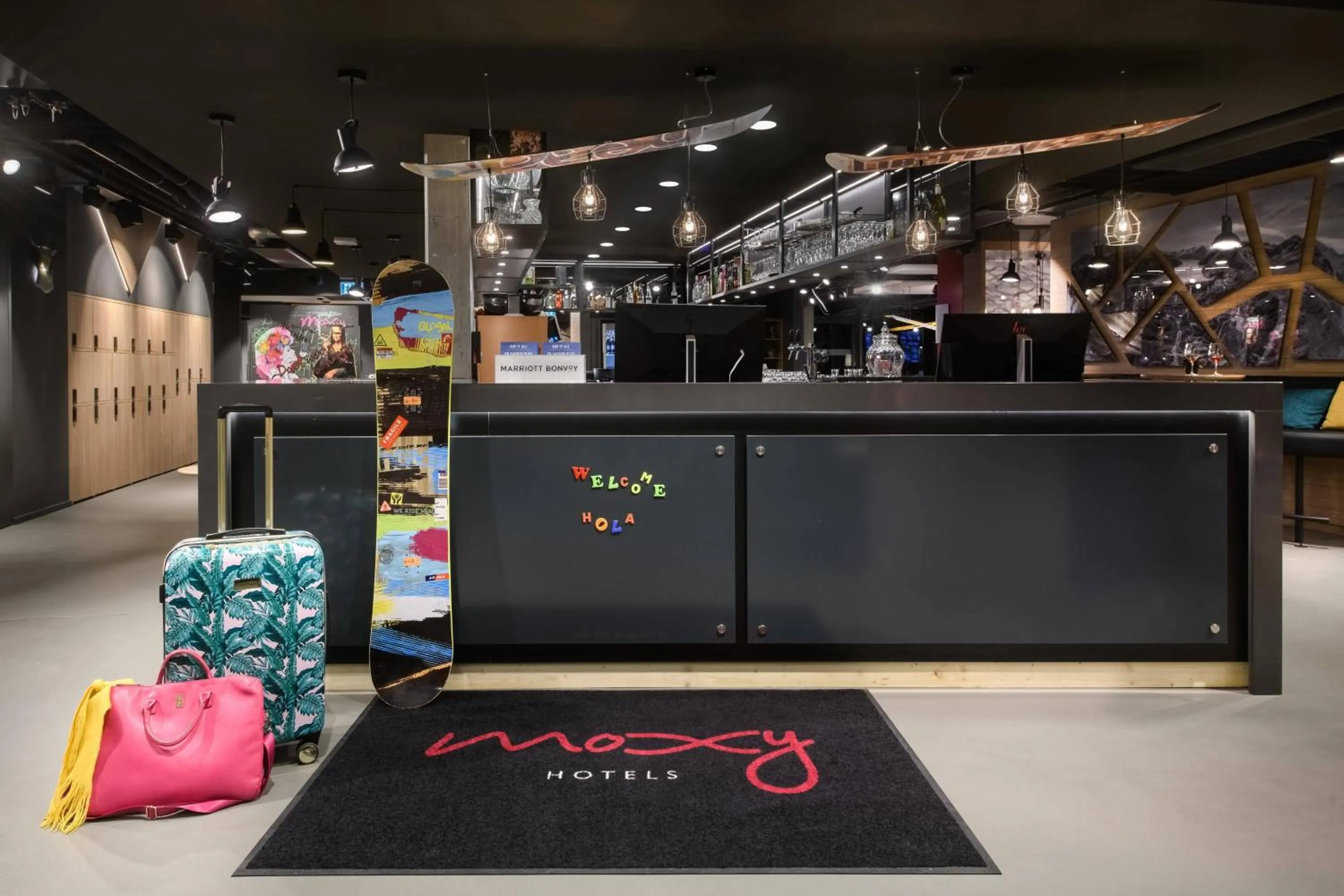 Lobby or reception in Moxy Sion