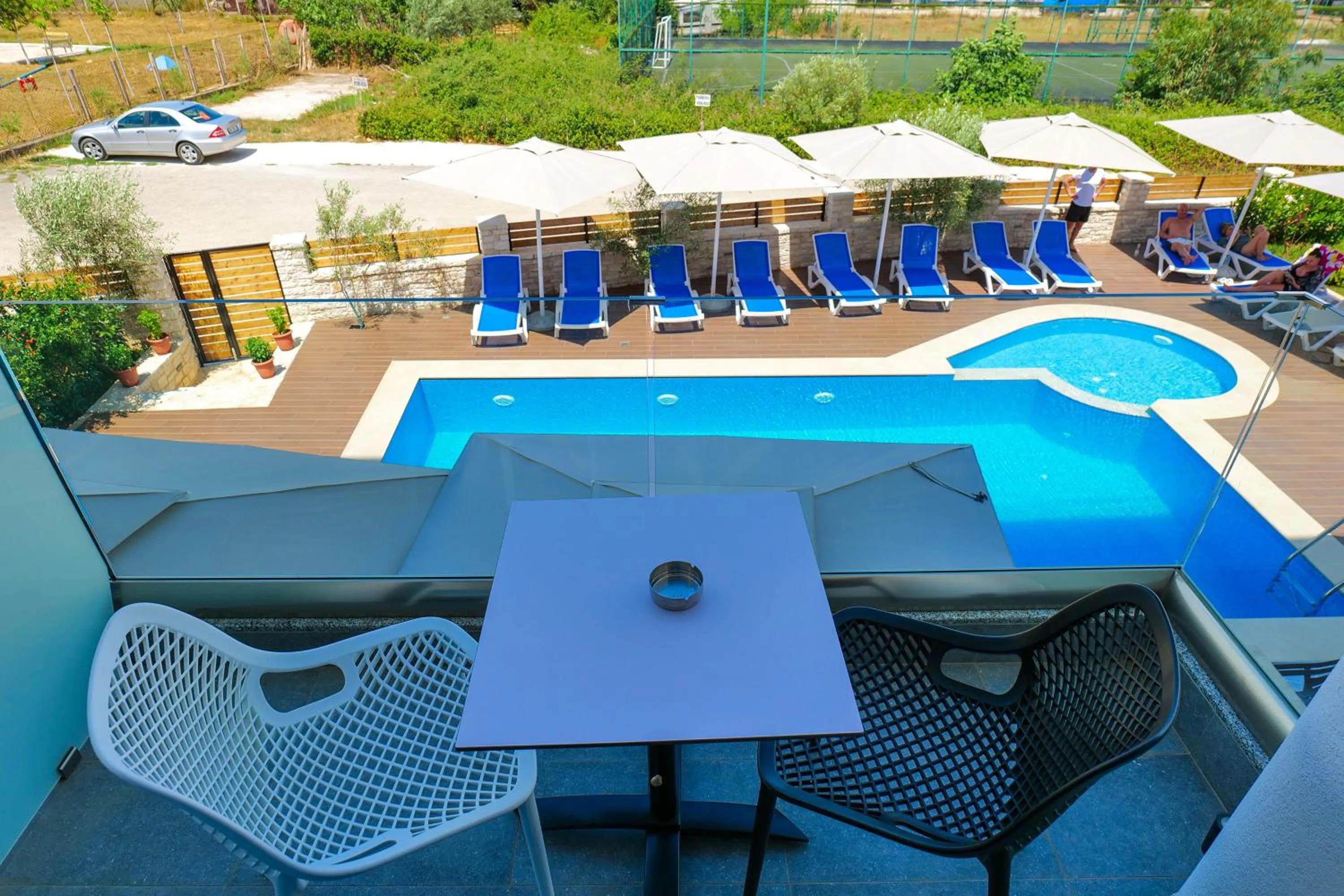 Balcony/Terrace in Hotel Alexander