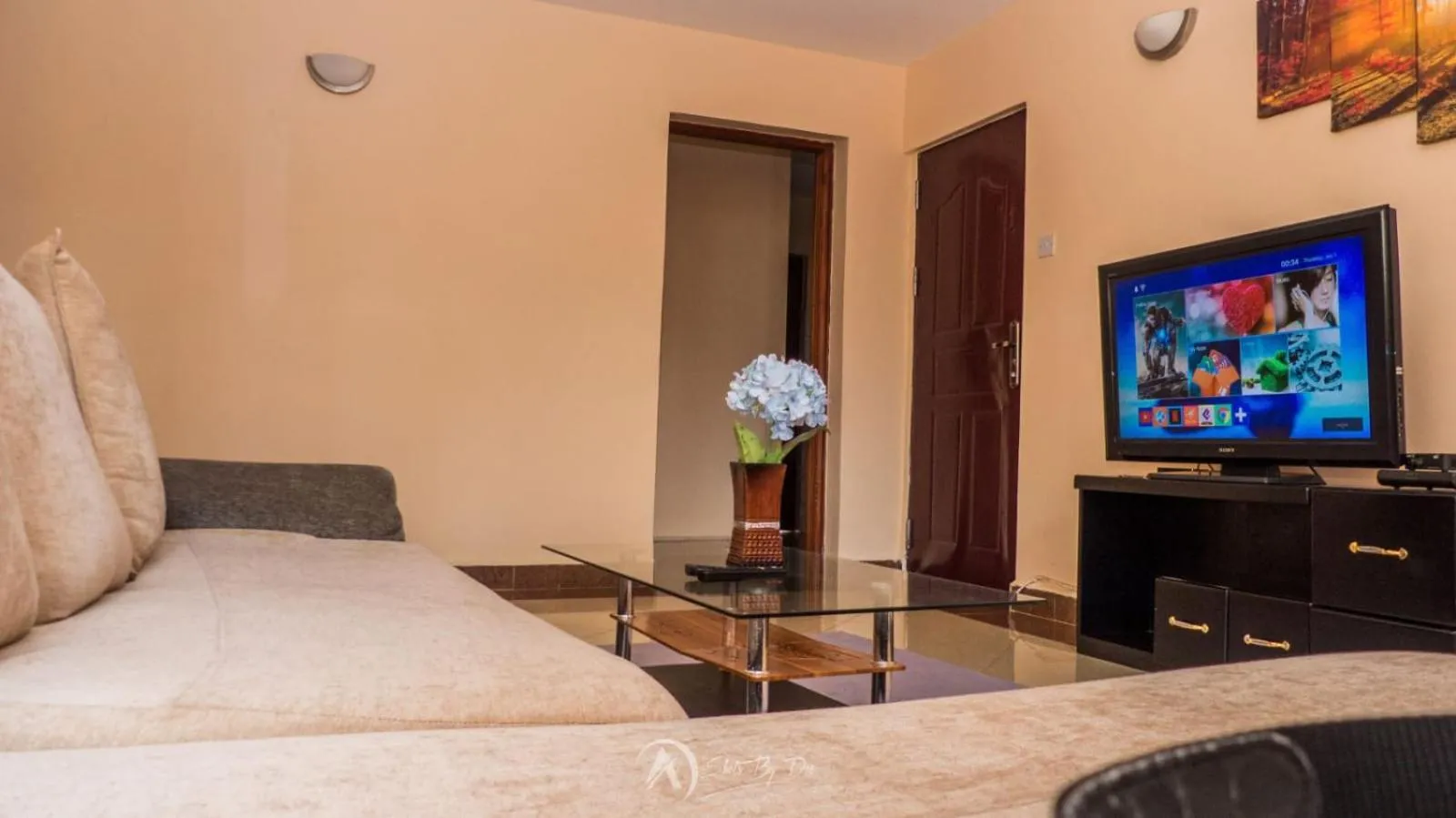 Bed in Lux Suites Makao Rossyln Apartments