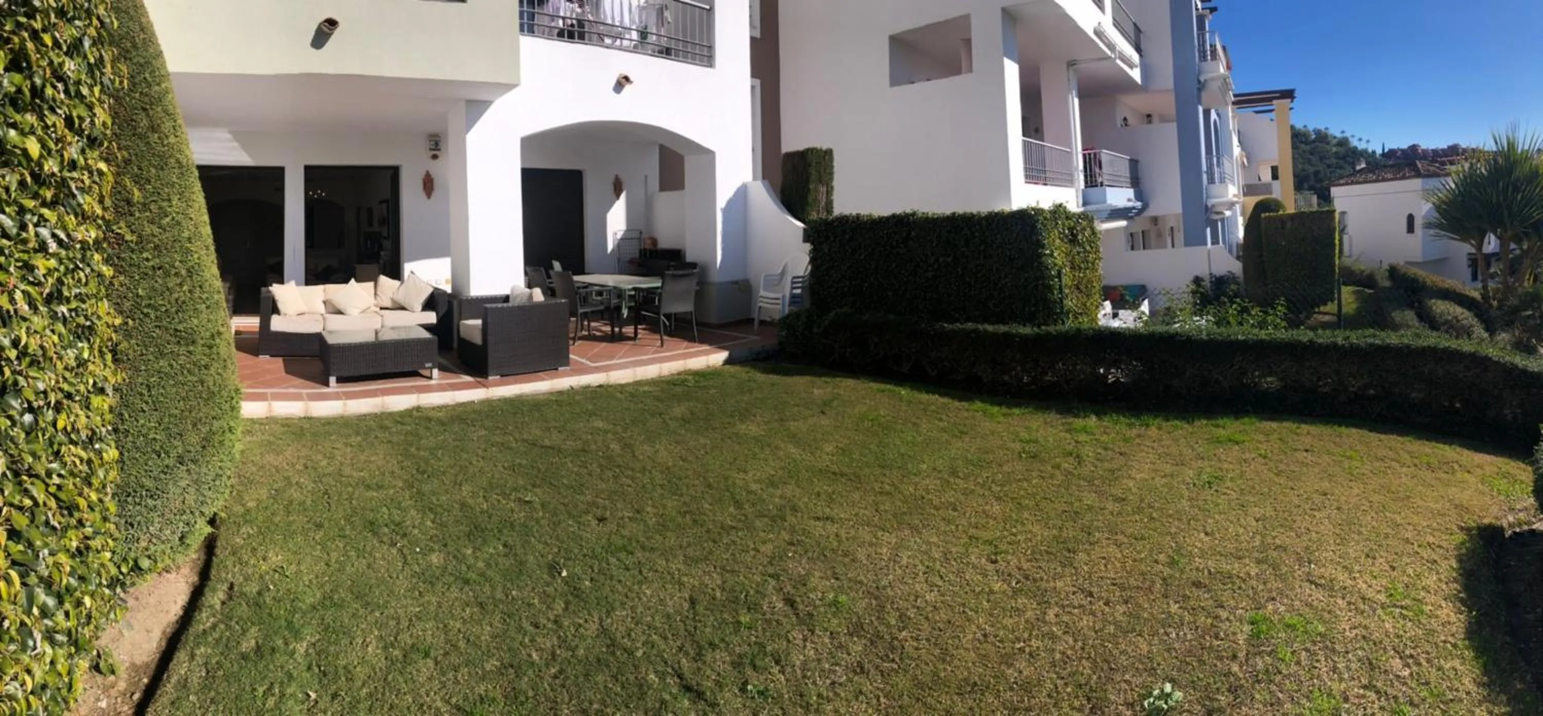 Property building in Superior 3BR GolfLA Apartment Minutes from Puerto Banus & Marbella
