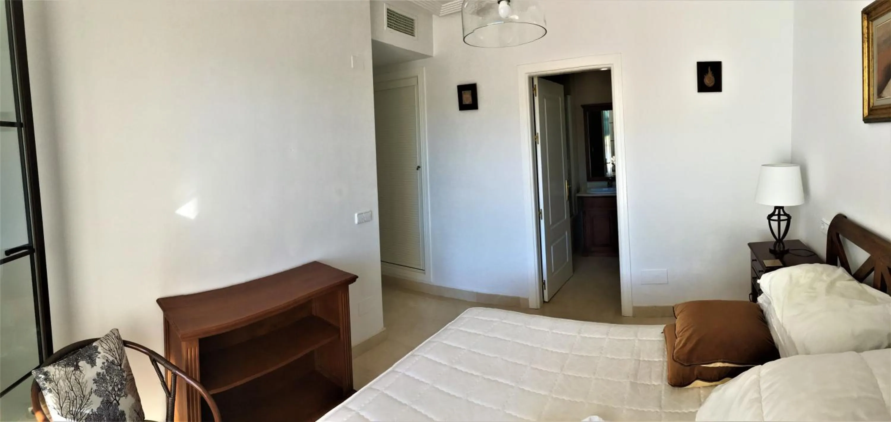 Bedroom, Bed in Superior 3BR GolfLA Apartment Minutes from Puerto Banus & Marbella