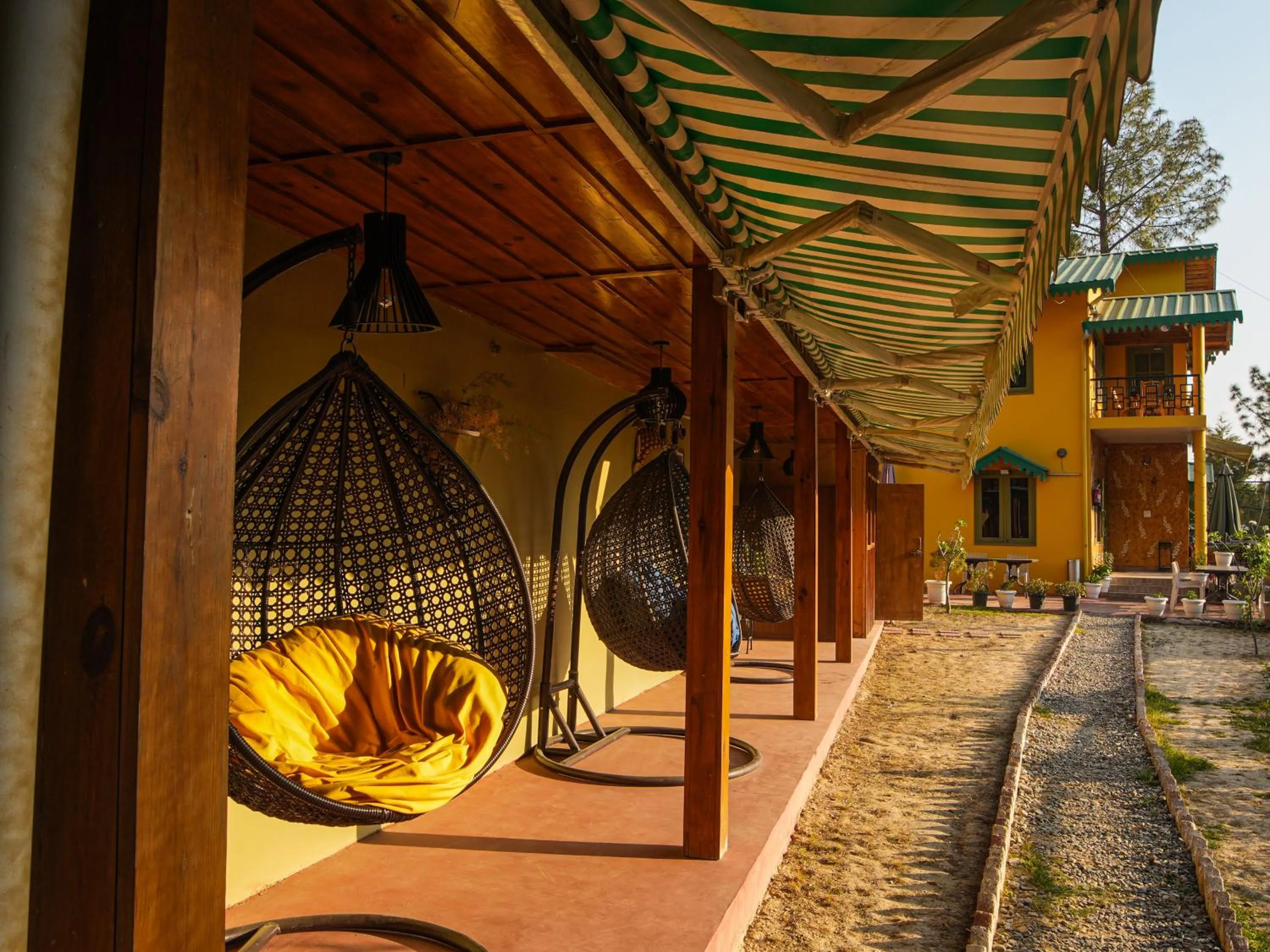 Seating area in THEHIMALAYANLIVING WHISTLING PINES