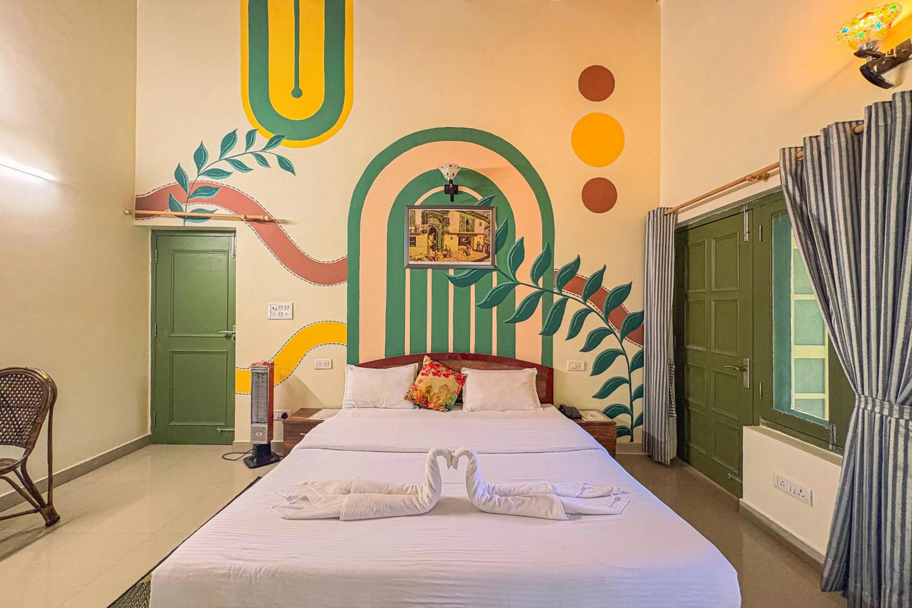 Photo of the whole room, Bed in THEHIMALAYANLIVING WHISTLING PINES