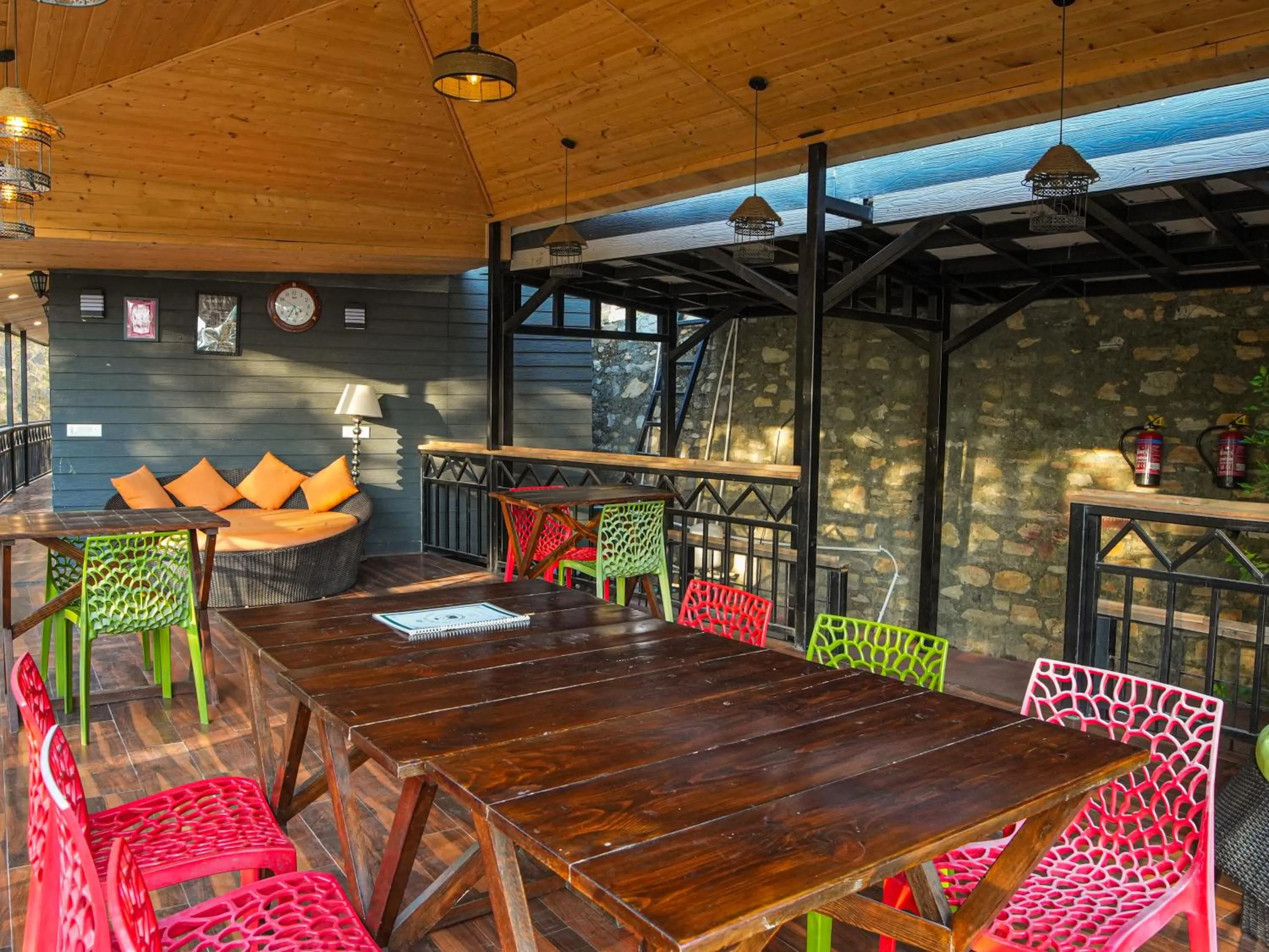 Seating area in THEHIMALAYANLIVING WHISTLING PINES