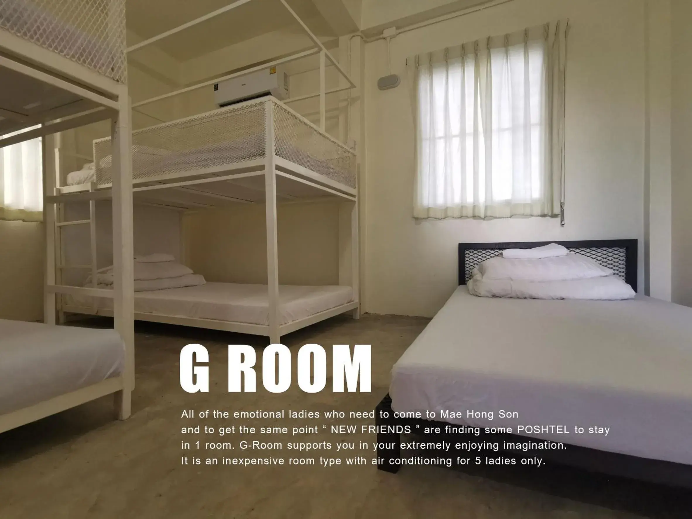 Female Dormitory Room - single occupancy in ATOM Poshtel Female Dormitory Room - single occupancy in ATOM Poshtel