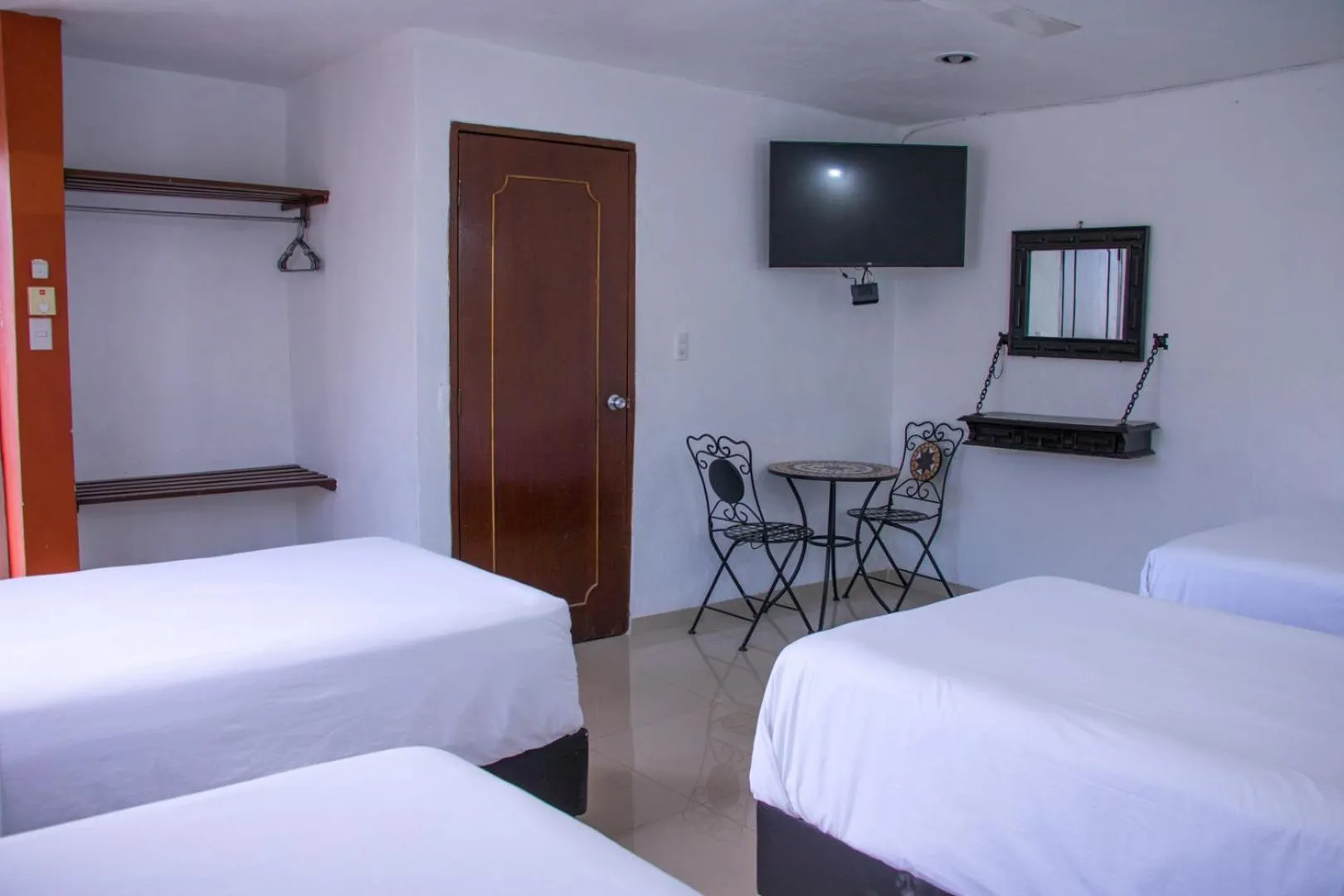Bed in Hotel Posada del Angel