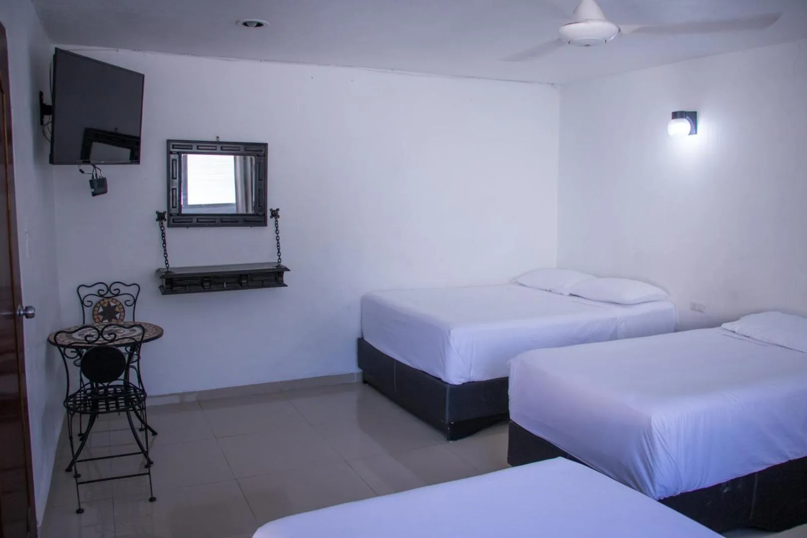 Bed in Hotel Posada del Angel