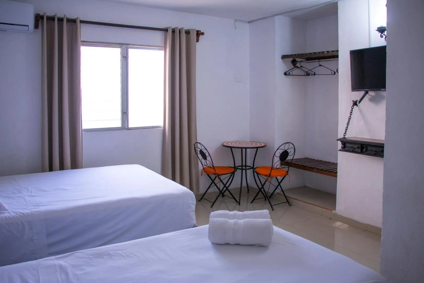 Bed in Hotel Posada del Angel