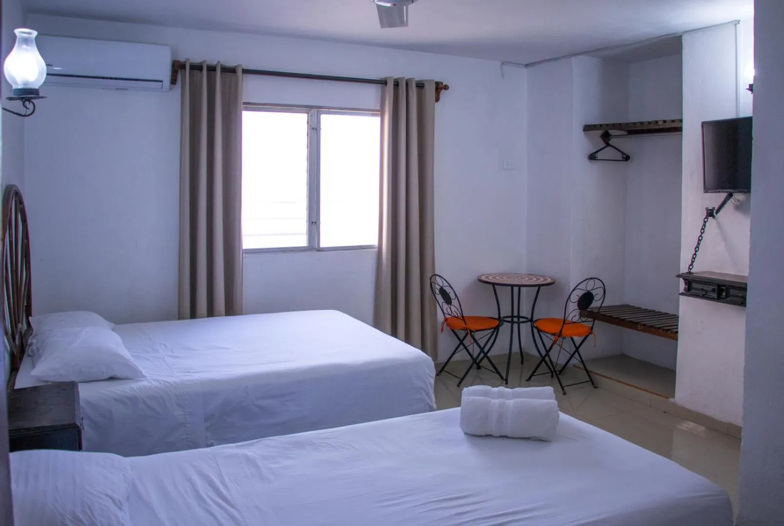 Bed in Hotel Posada del Angel