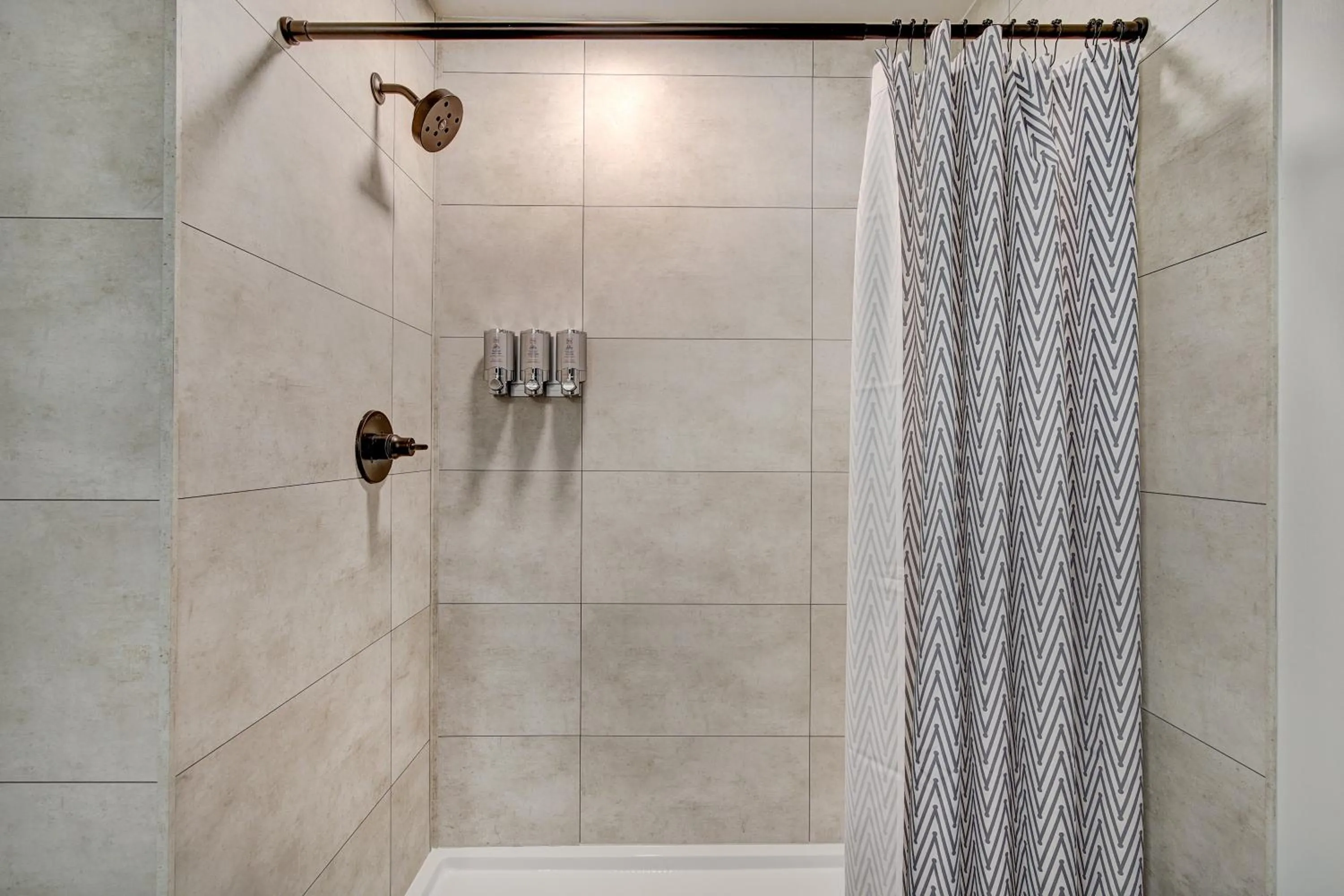 Shower in The Block Hotel & Commons