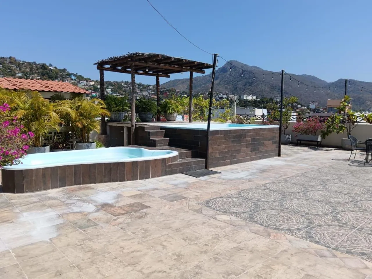 Pool view in Hotel Tradicional Savaro SA de CV