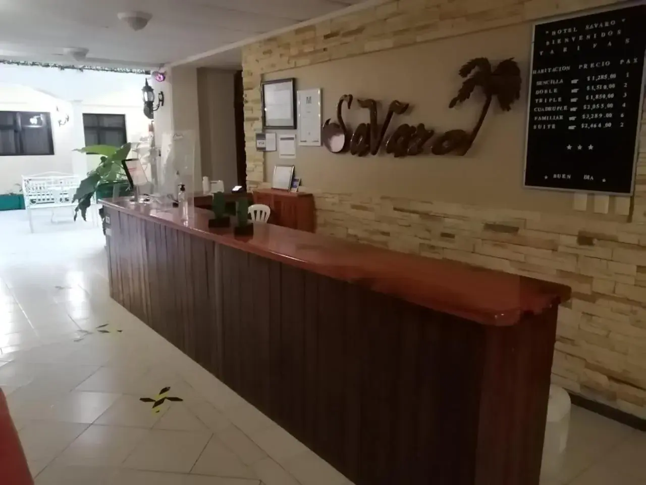 Lobby or reception in Hotel Tradicional Savaro SA de CV Lobby or reception in Hotel Tradicional Savaro SA de CV