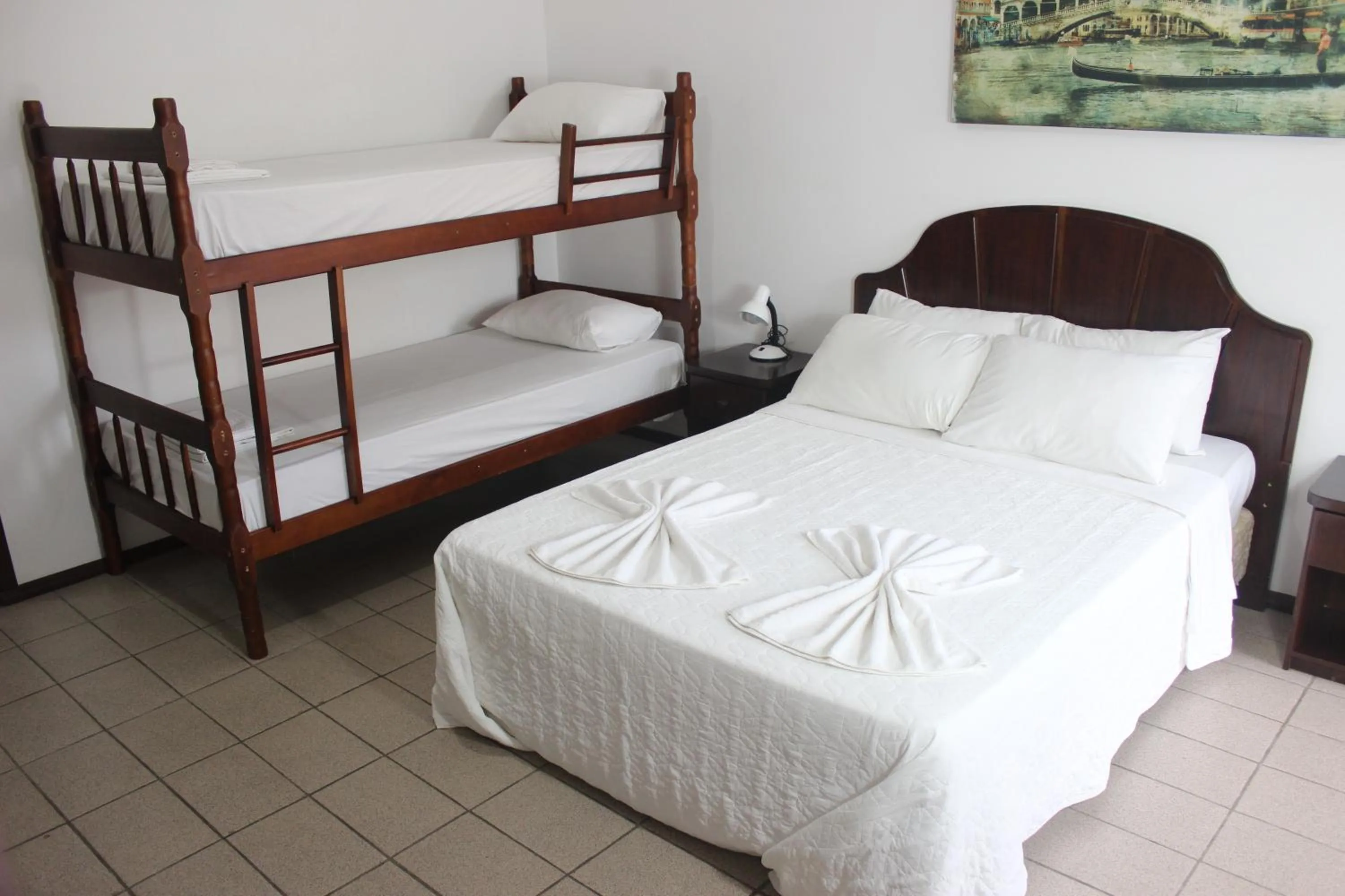 Bed in Hotel Bela Onda