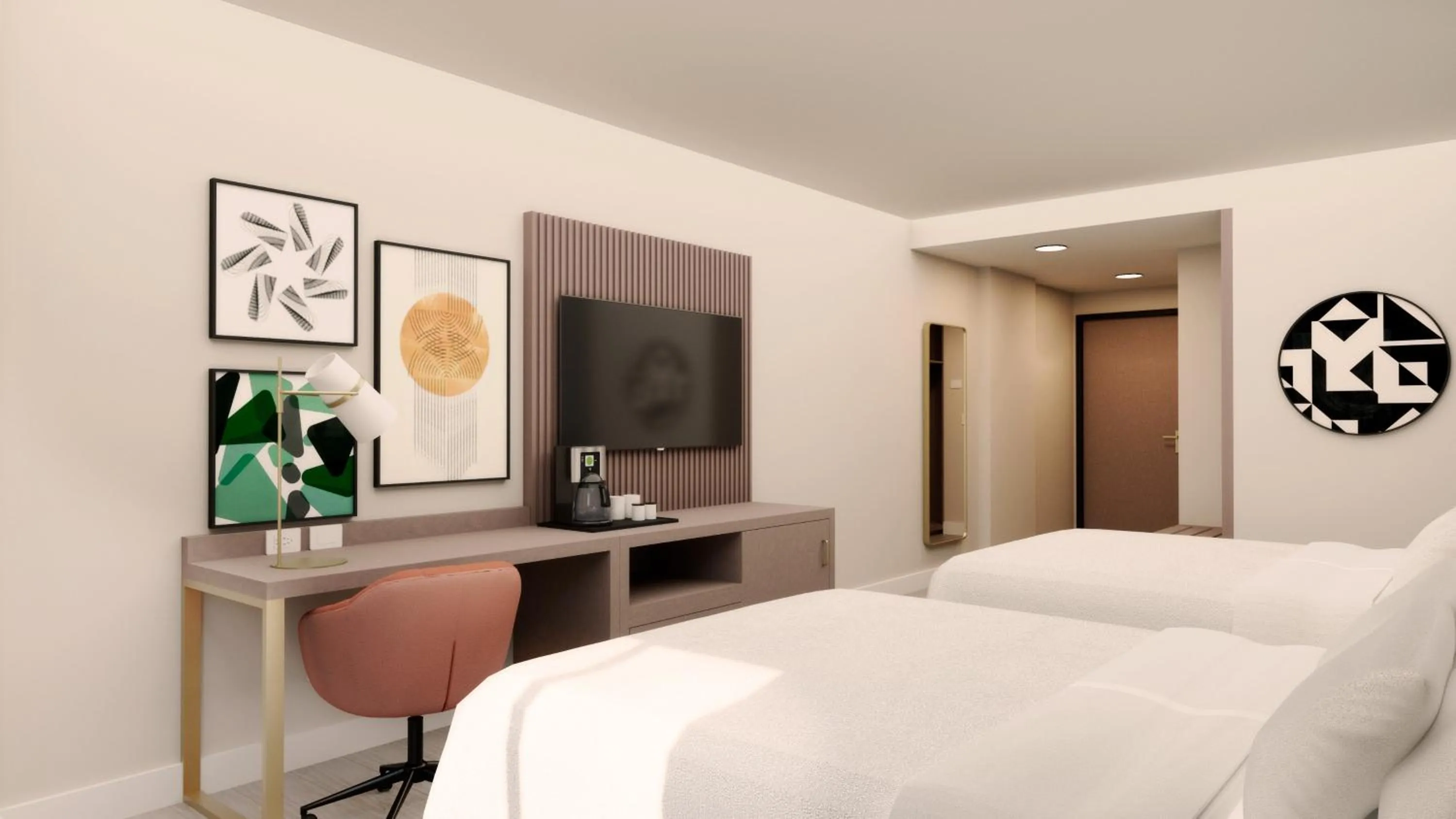 Photo of the whole room, Bed in HS HOTSSON Smart Guadalajara Autónoma