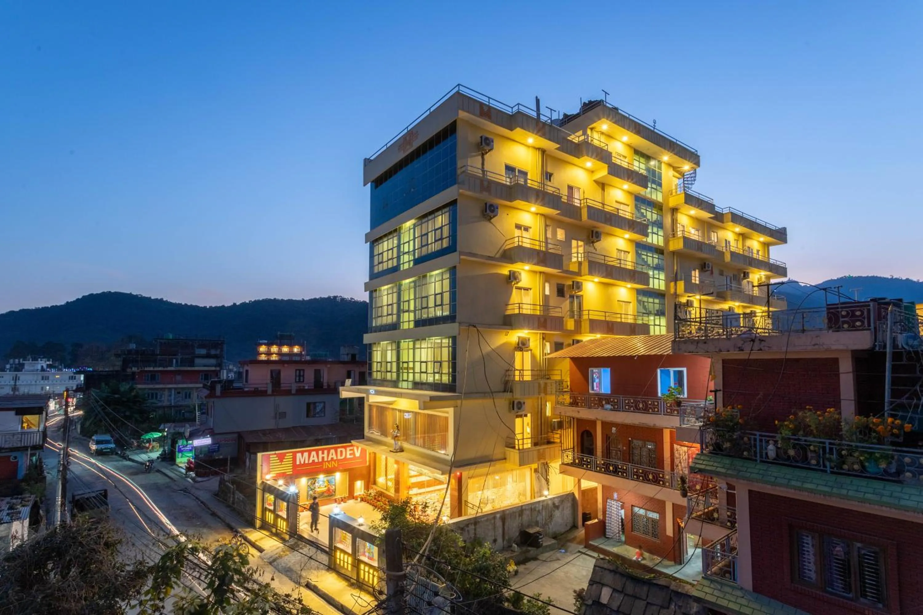 Property building in Hotel Mahadev Inn Pokhara