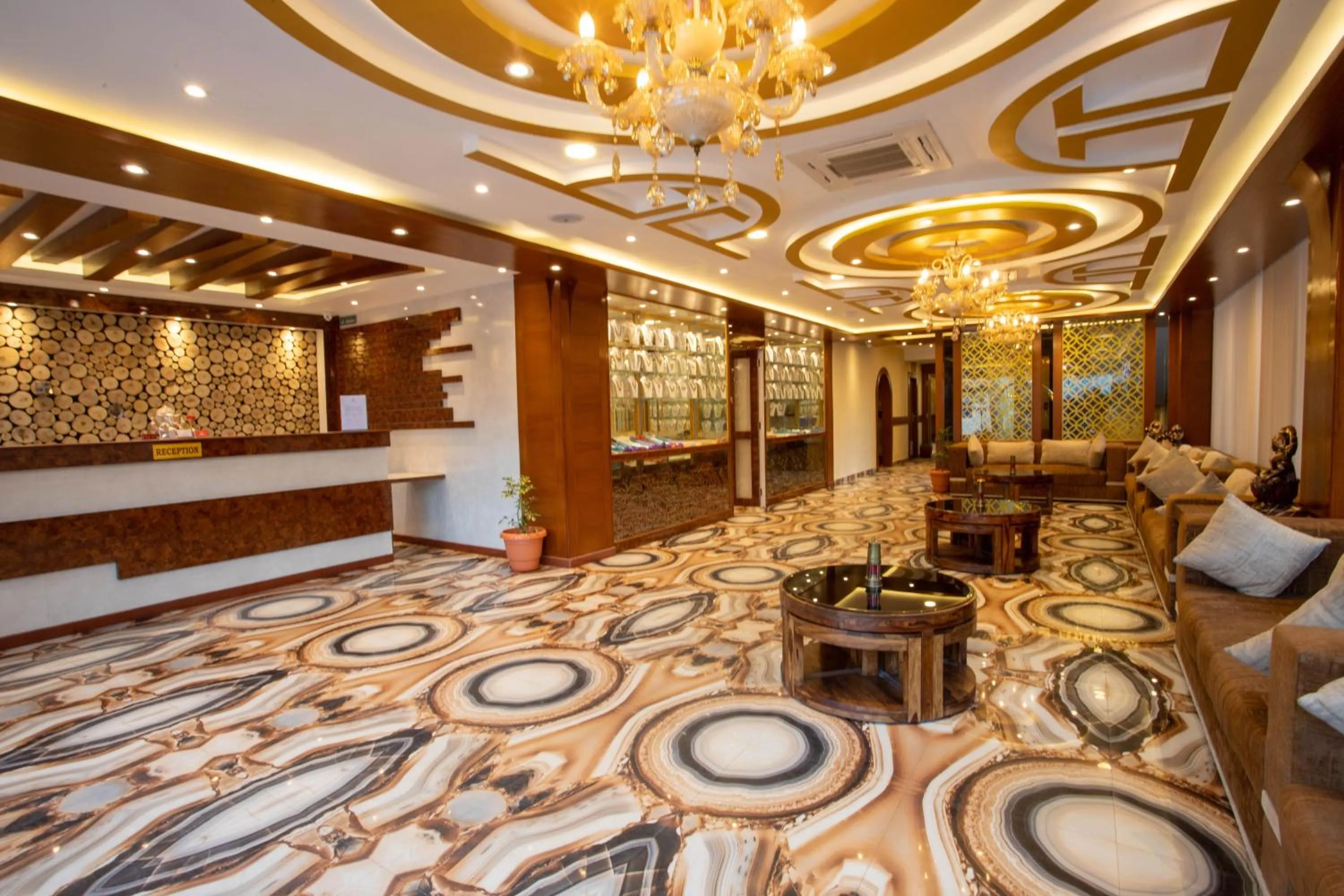 Lobby or reception in Hotel Mahadev Inn Pokhara
