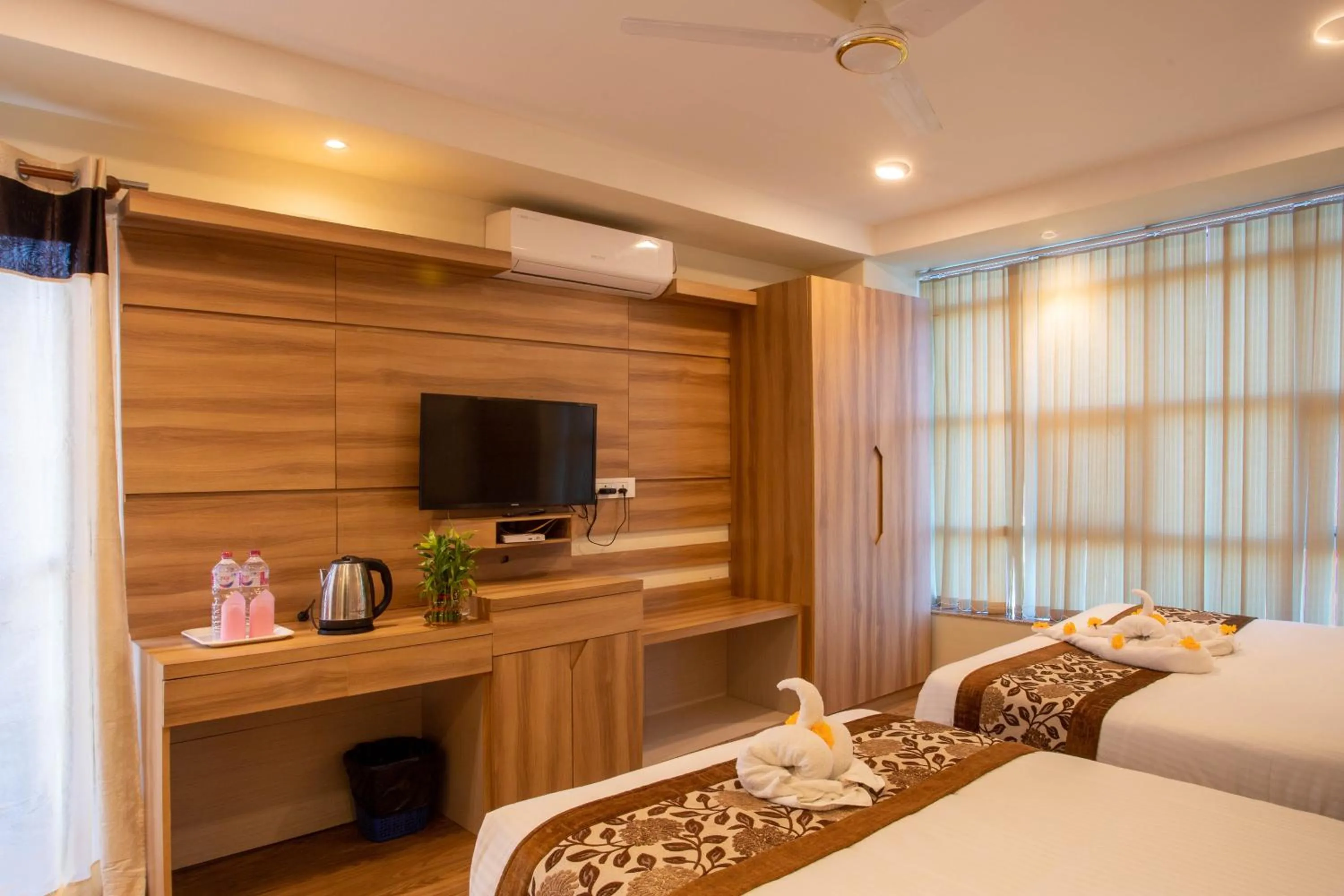 Bedroom, Bed in Hotel Mahadev Inn Pokhara