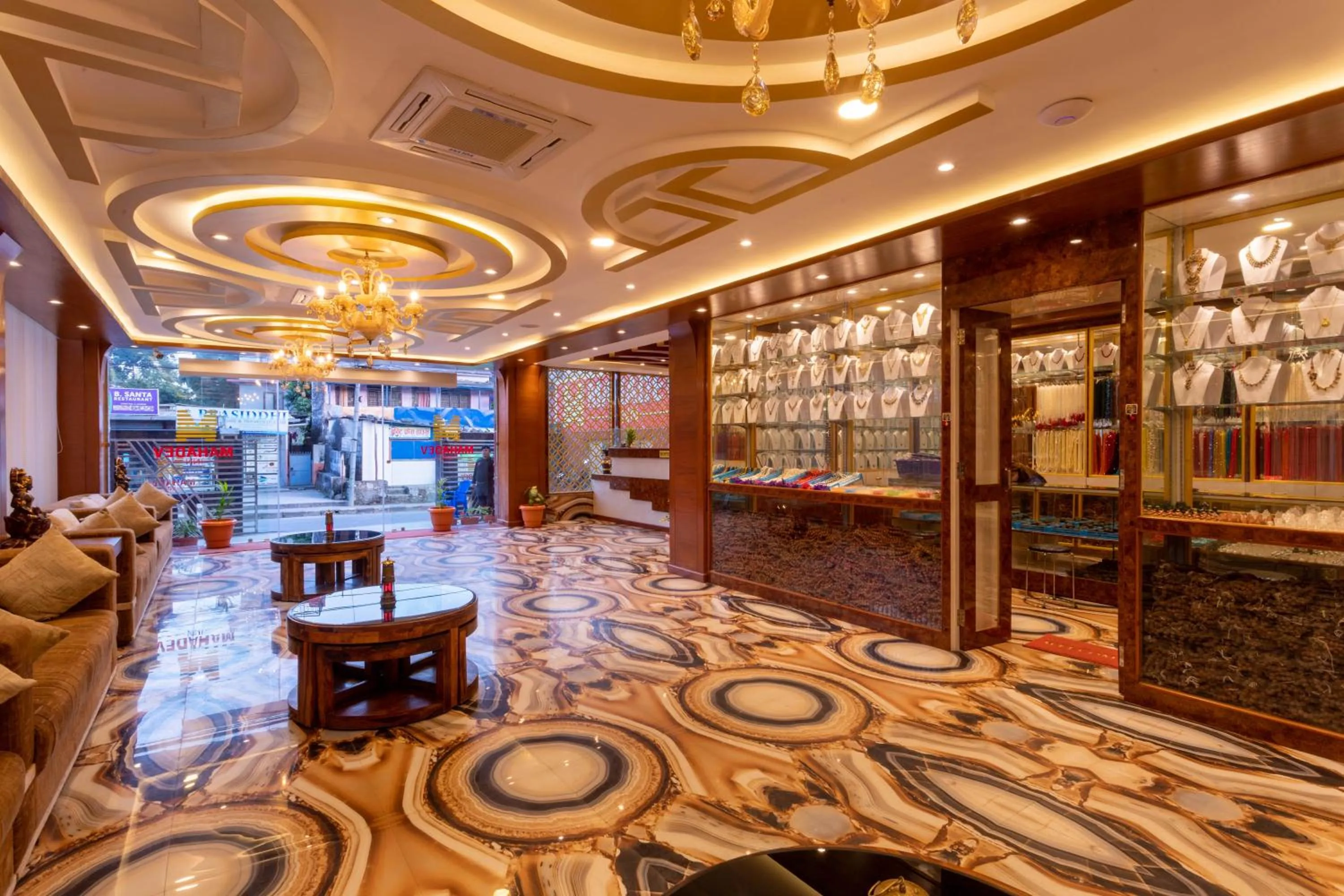 Lobby or reception in Hotel Mahadev Inn Pokhara